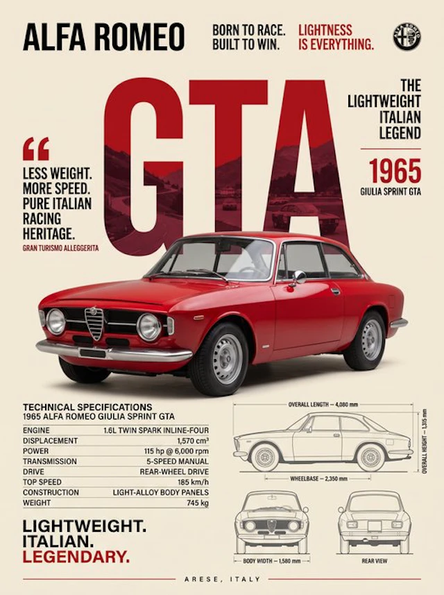 Shmidt.Art - GTA Alfa Romeo 1965 - 2010s