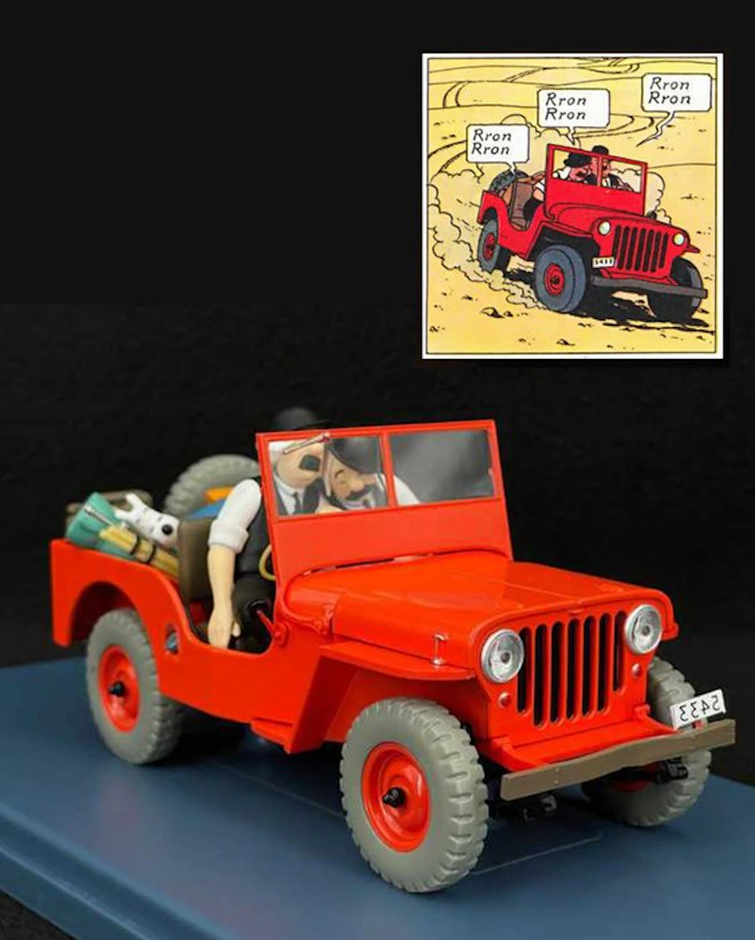 Moulinsart/Hachette - Tintin - 1 - Voiture 1/24 - La Jeep...