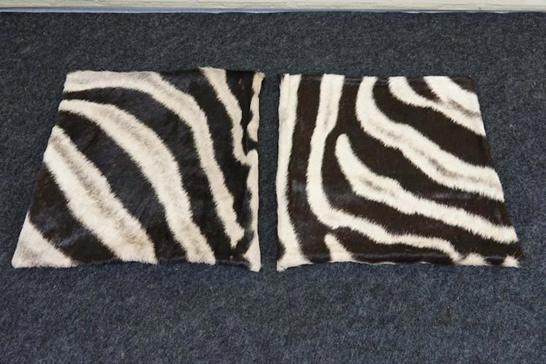 real zebra skin covers - Cushion (2)