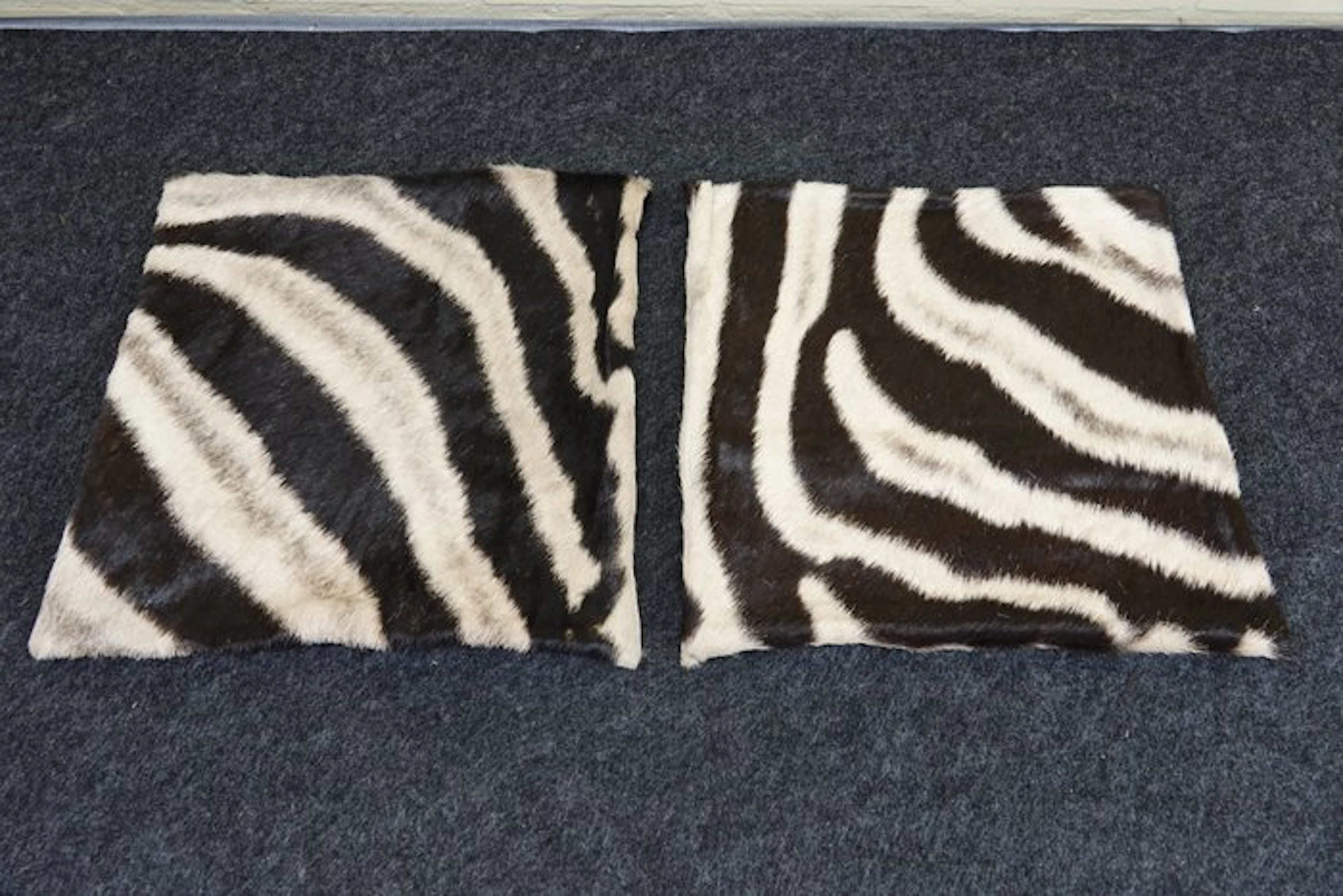 real zebra skin covers - Cushion (2)