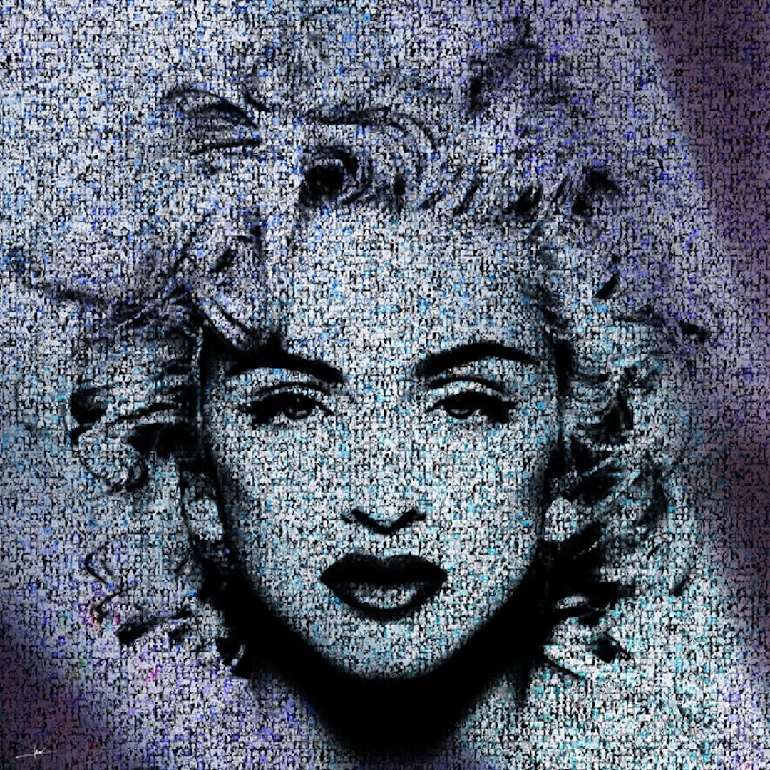 David Law - Crypto Madonna Vogue II Blue