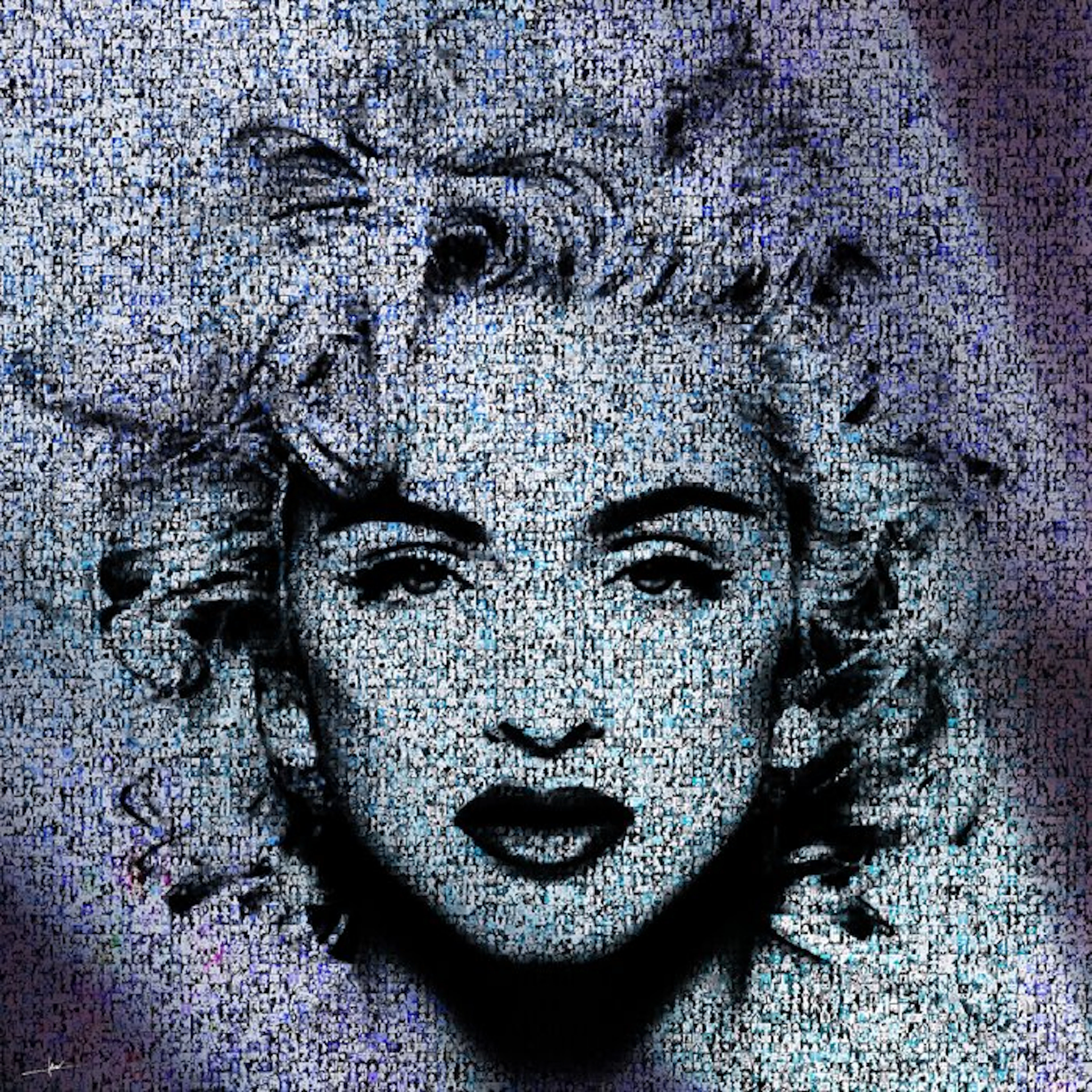 David Law - Crypto Madonna Vogue II Blue