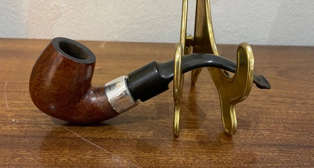 Peterson - De Luxe - Pipe - Radica / Sterling Silver 925