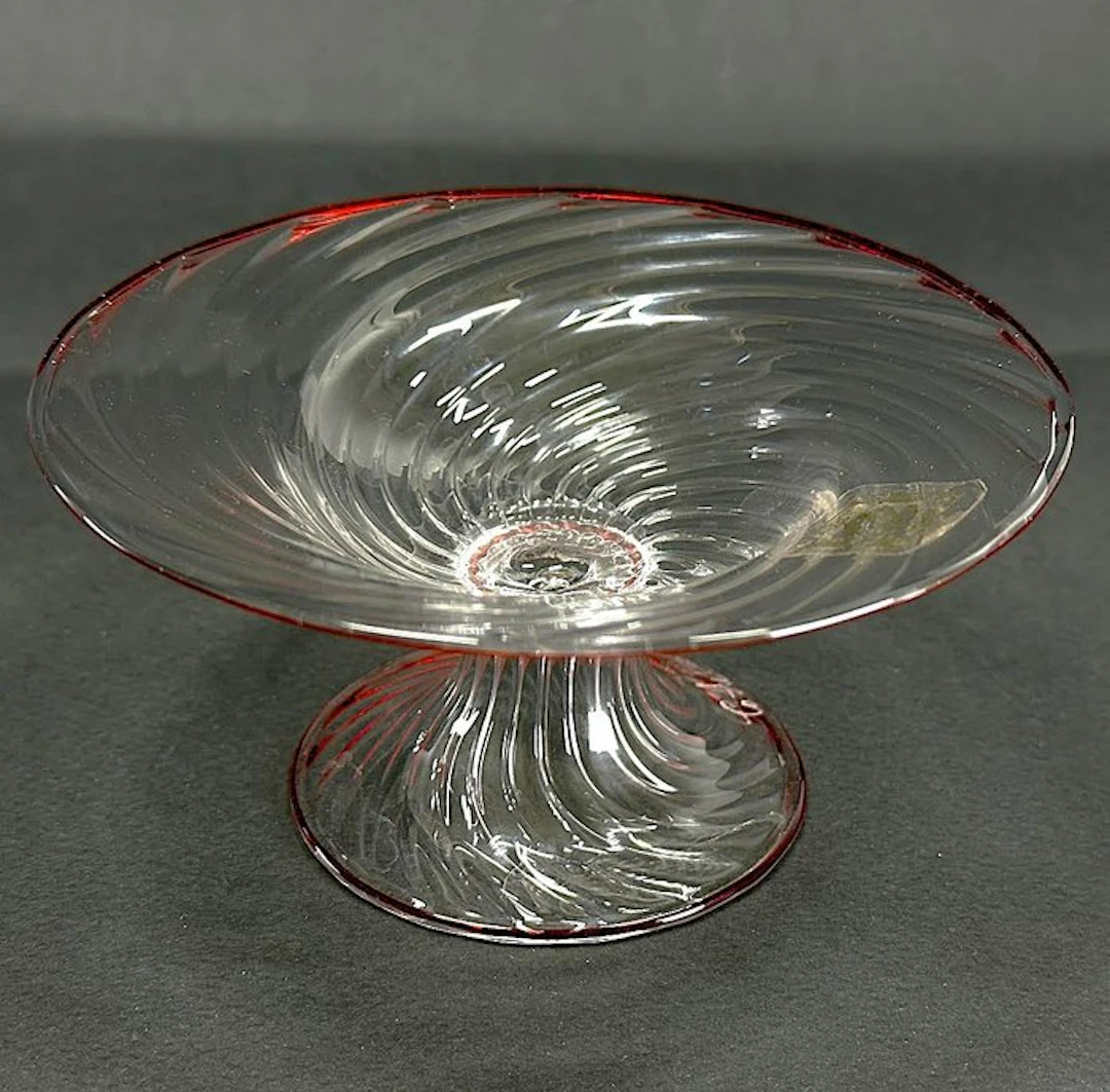 "Cortella e Ballarin" Murano – Alzatina Vintage - Goblet...