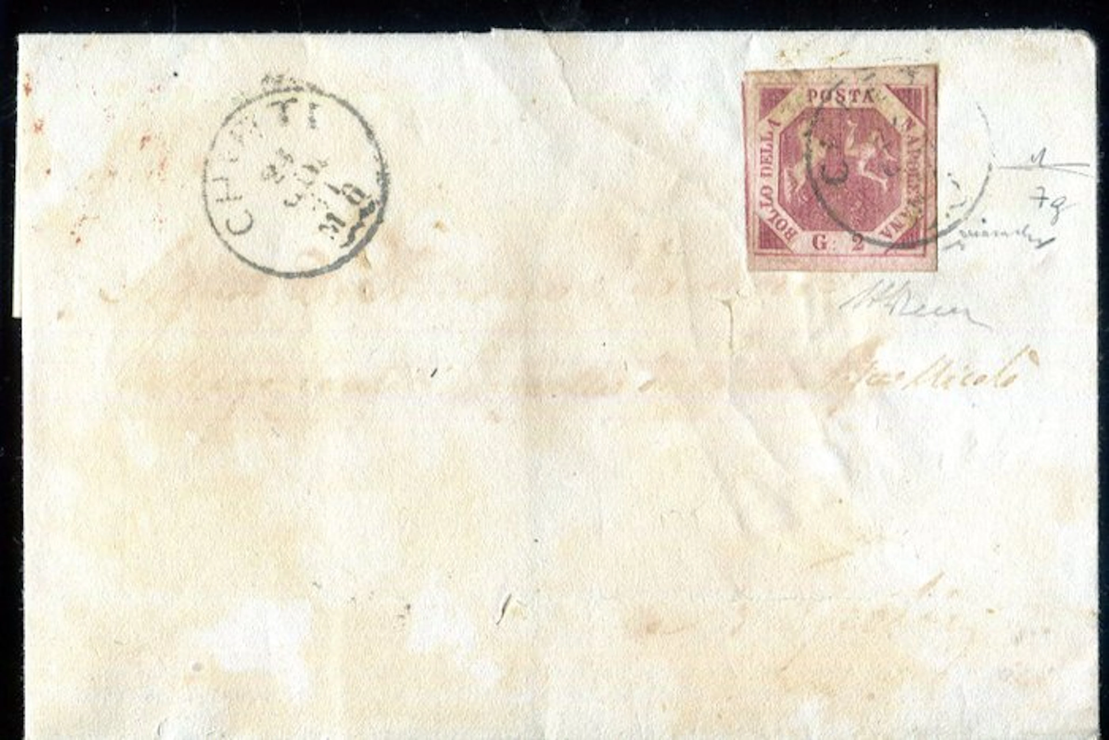 Italian Ancient States - Naples 1858 - The rare...