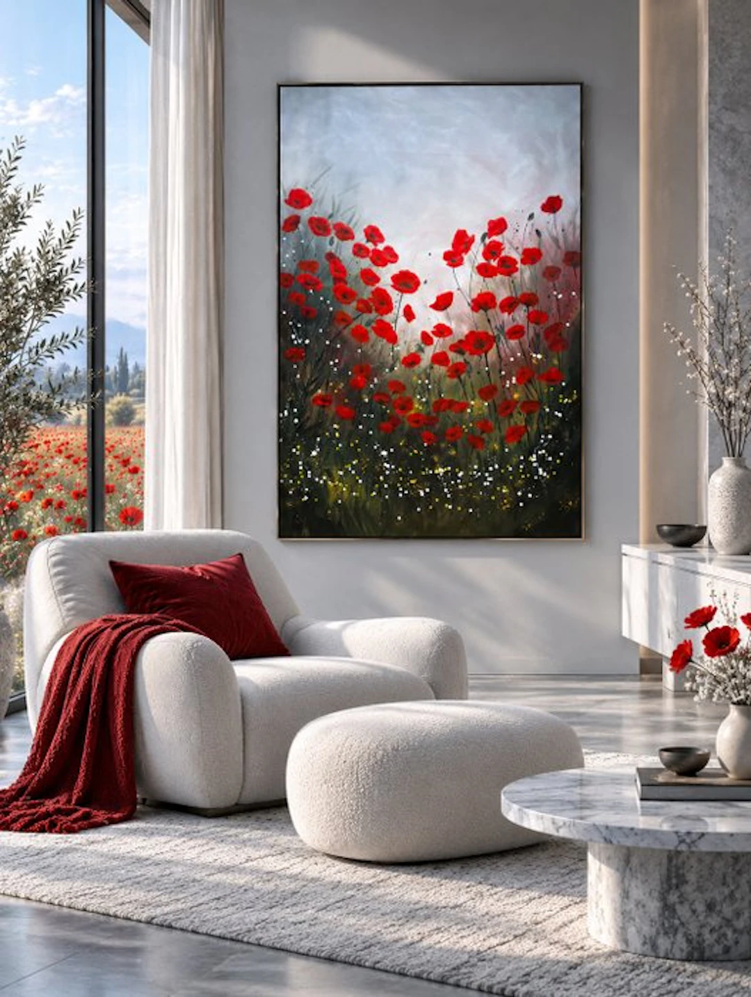Alla Faber - Open Sky. Serie: Poppies XXL