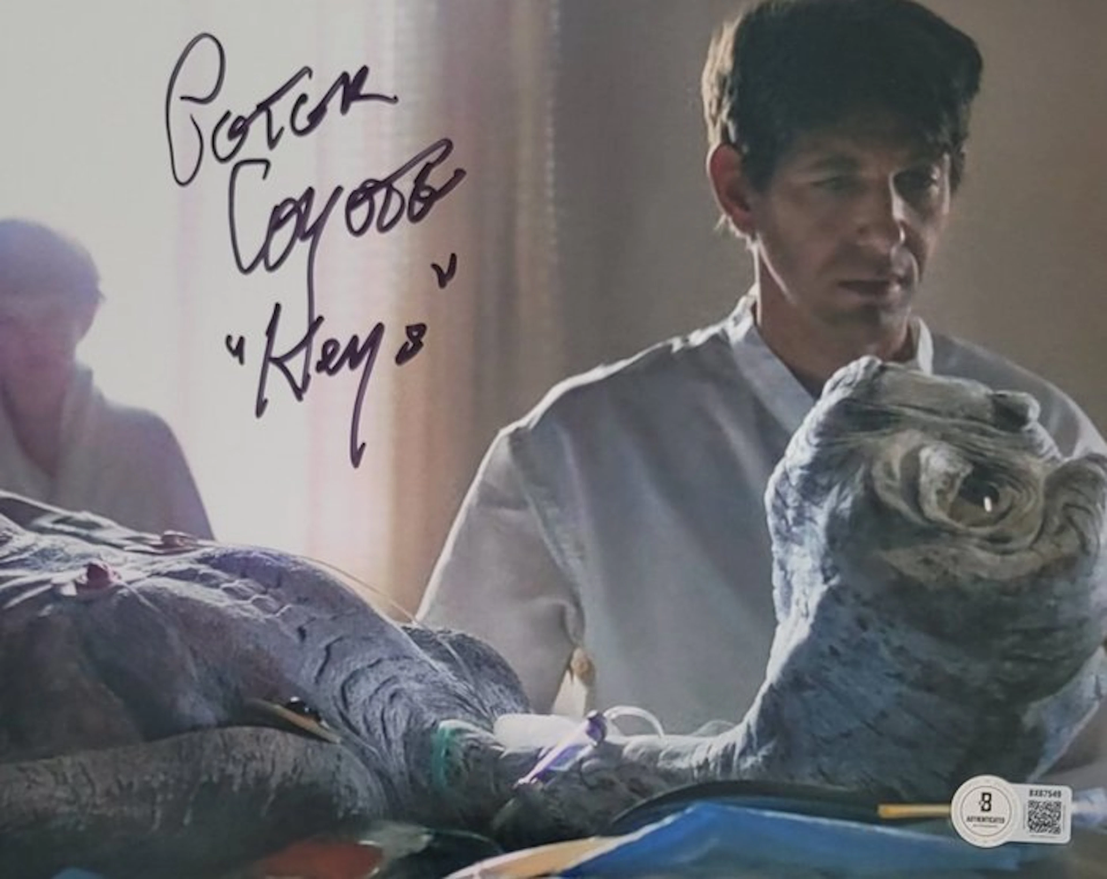 E.T The Extra Terrestrial - Peter Coyote (Keys) - Autograph