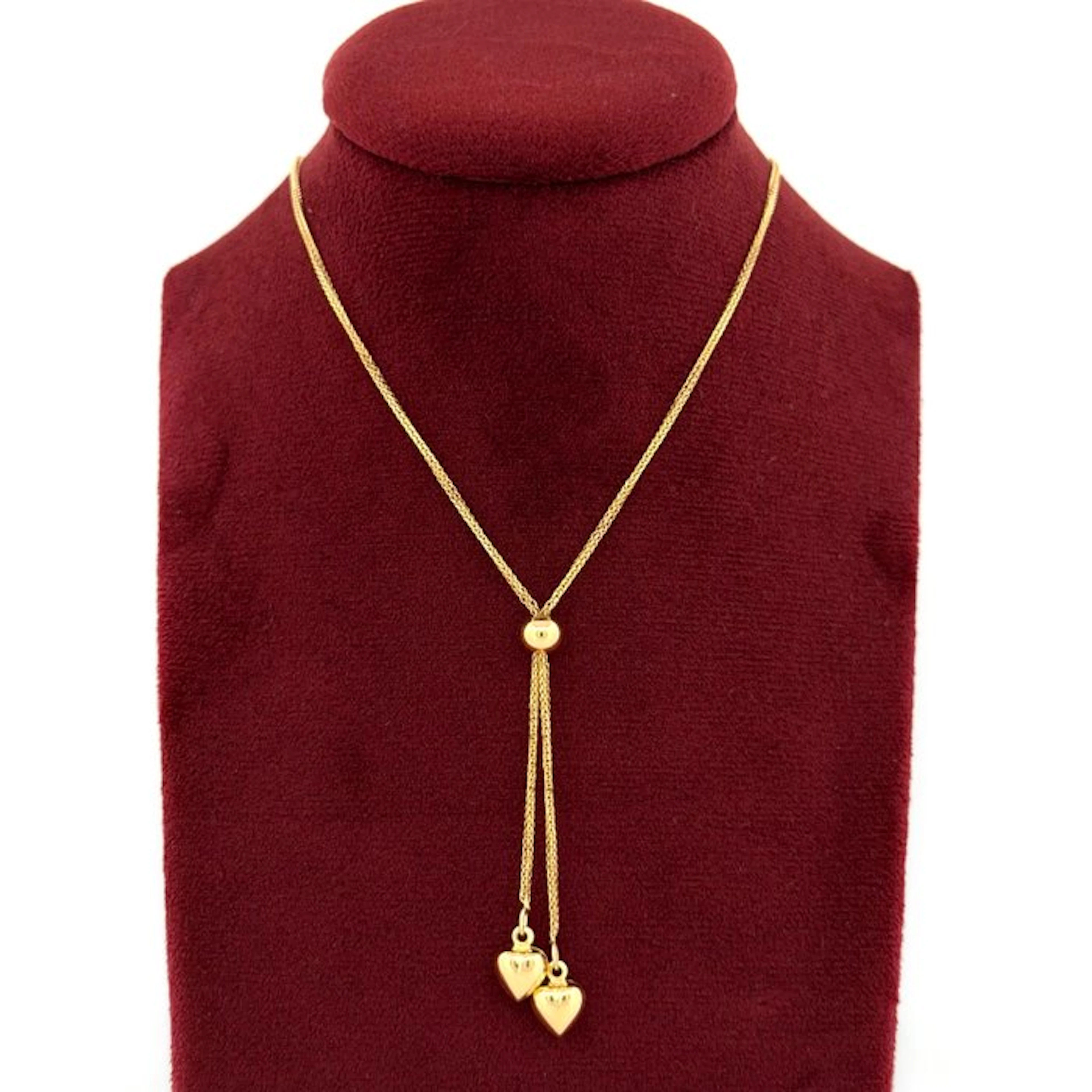 Necklace - 18 kt. Yellow gold - Hearts