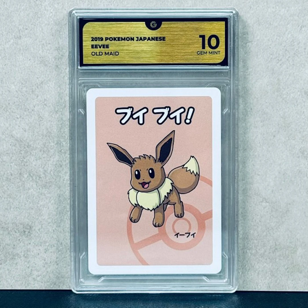 Pokémon Graded card - EEVEE 2019 POKEMON JAPANESE OLD MAID - Pokémon - GG 10