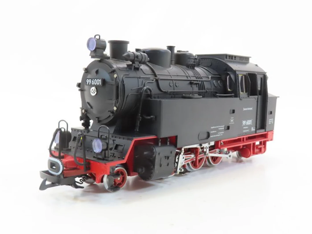 LGB G - 22801 - Tender locomotive (1) - BR 99, digital - DR (DDR)