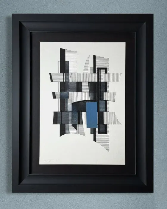 Eugène Eechaut (1928-2019) - Abstract ink composition