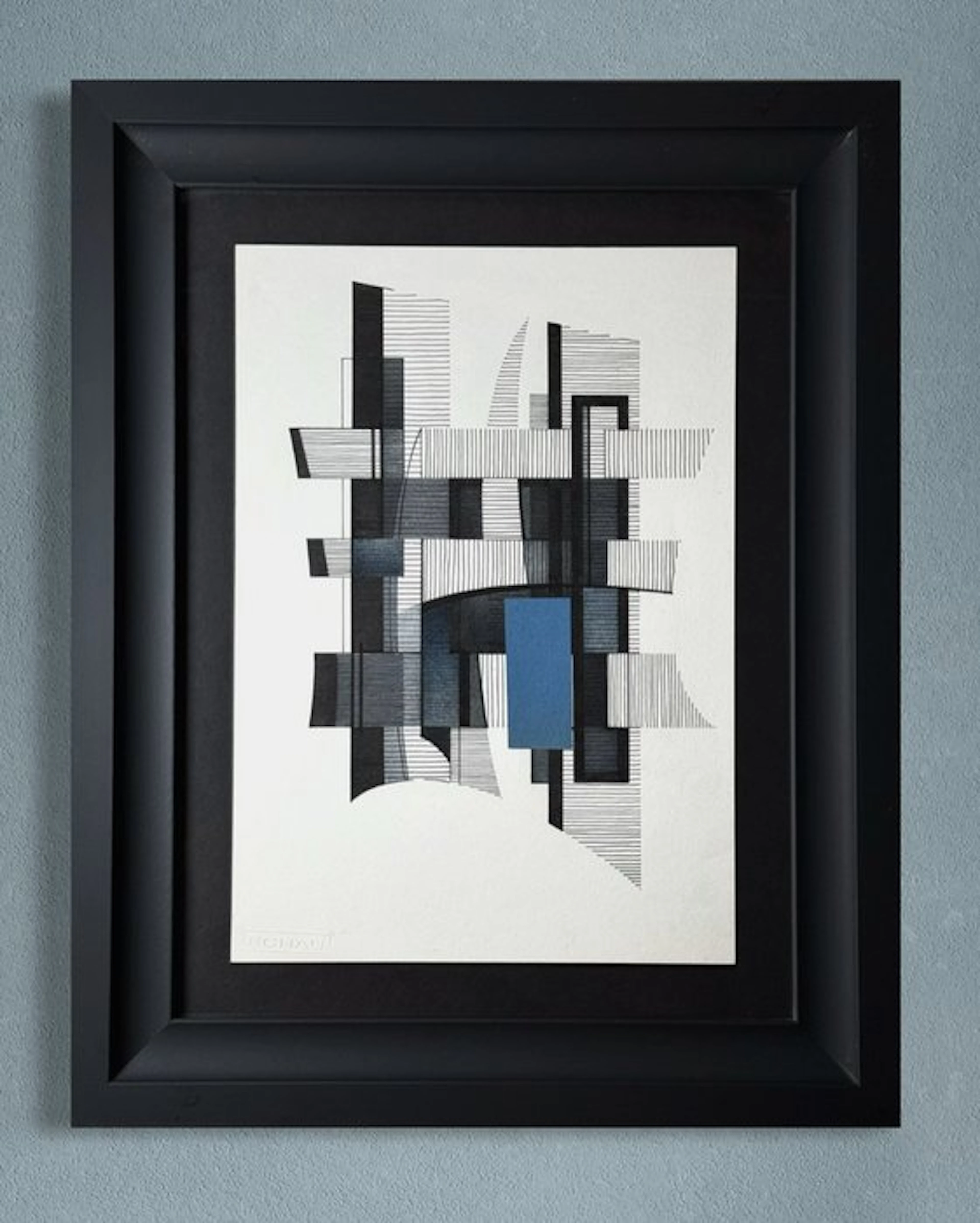 Eugène Eechaut (1928-2019) - Abstract ink composition