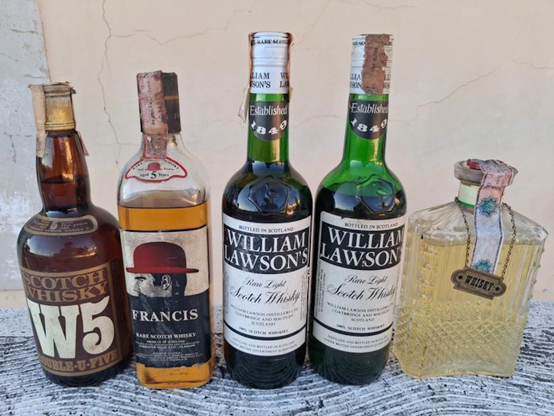 W5 + Francis + William Lawsons + Red Hills - 75cl - 5 bottles