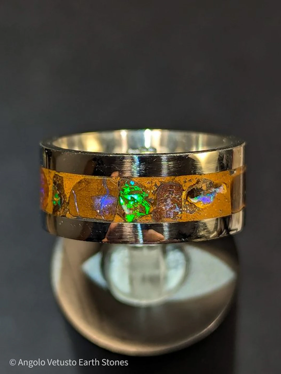 4.20 g - Unique Hand Made Natural Australian Boulder Opal...