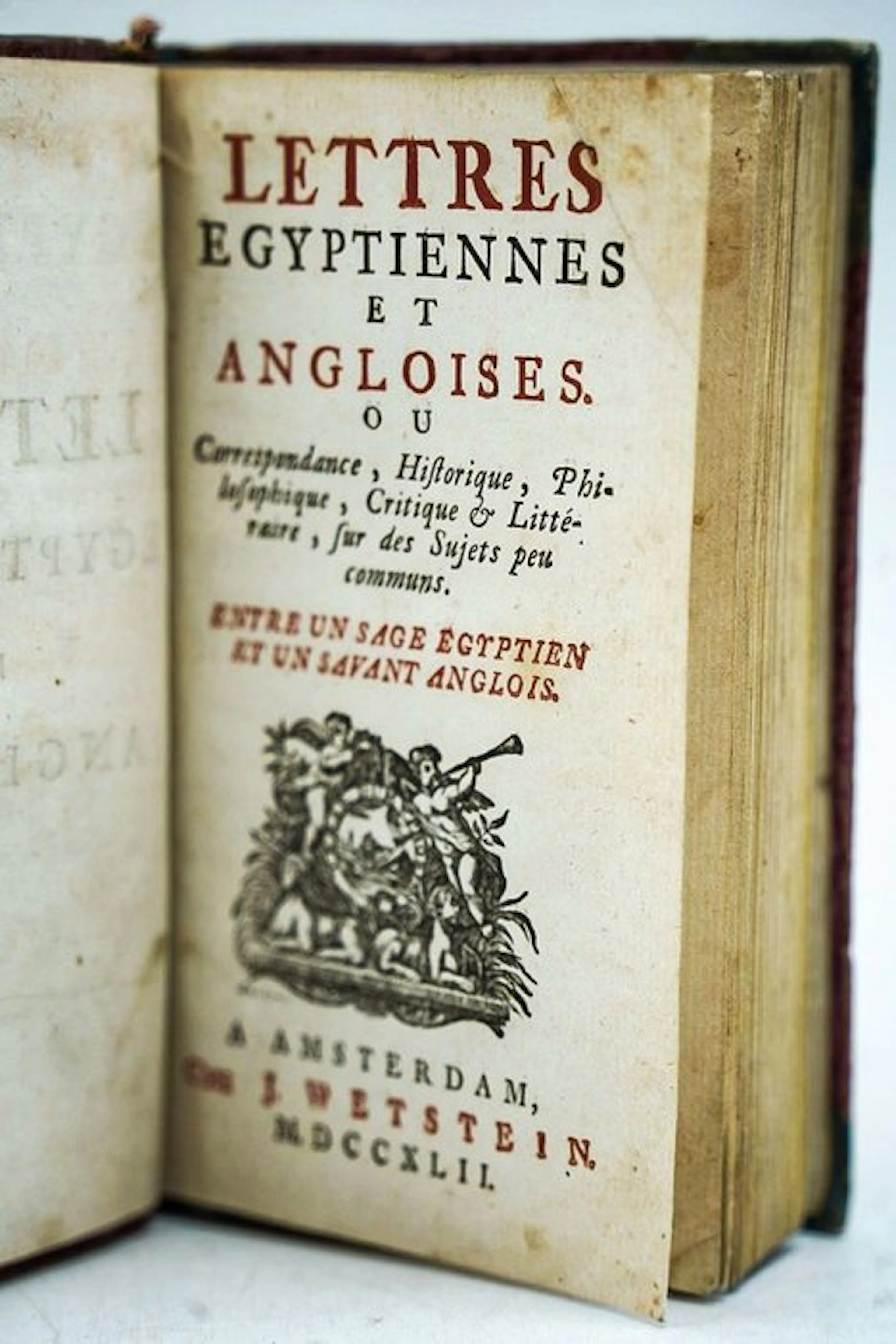 SN - Lettres Egyptiennes et angloises