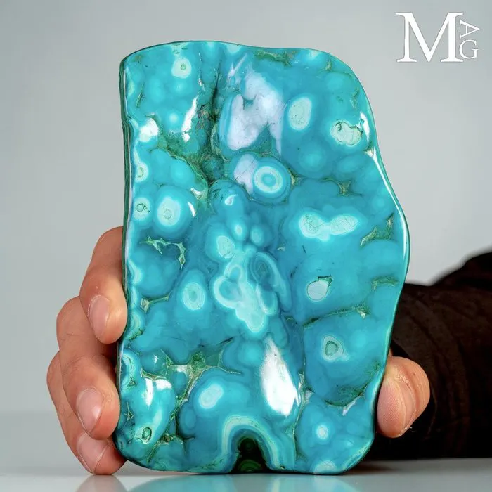Vivid Turquoise Chrysocolla with 'Eye' Formations...