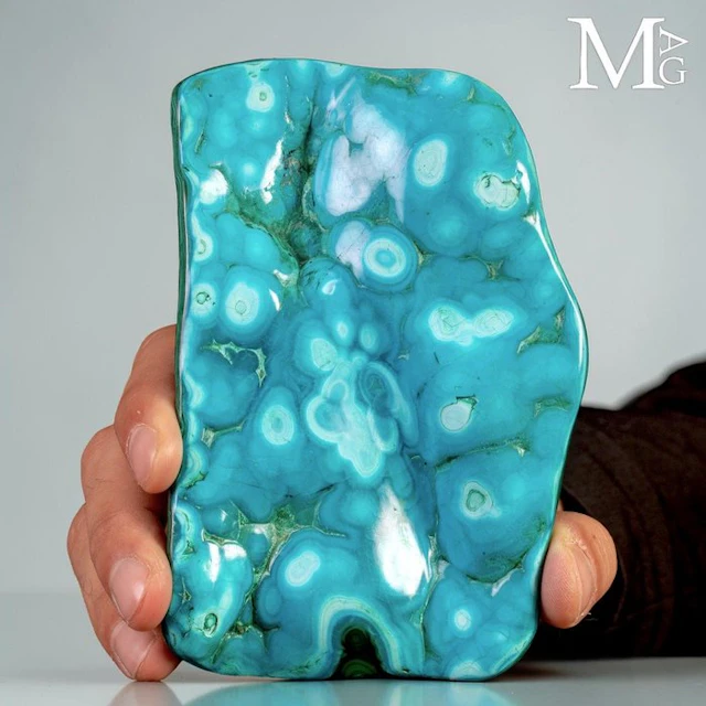 Vivid Turquoise Chrysocolla with 'Eye' Formations...