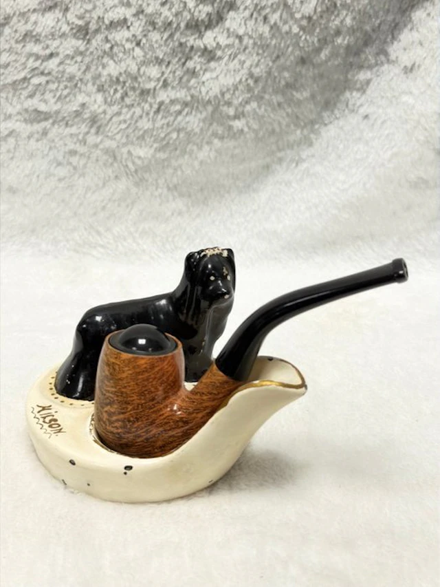 Zeldzame Mid-Century Wade England ‘Hilson’ Pijphouder & Asbak (ca