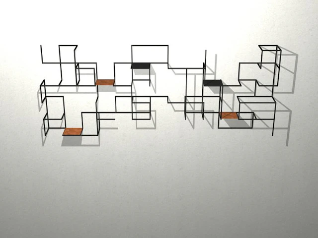 Studio Anelo1997 - Shelf - aRoma - 0525 - Steel - Functional Art