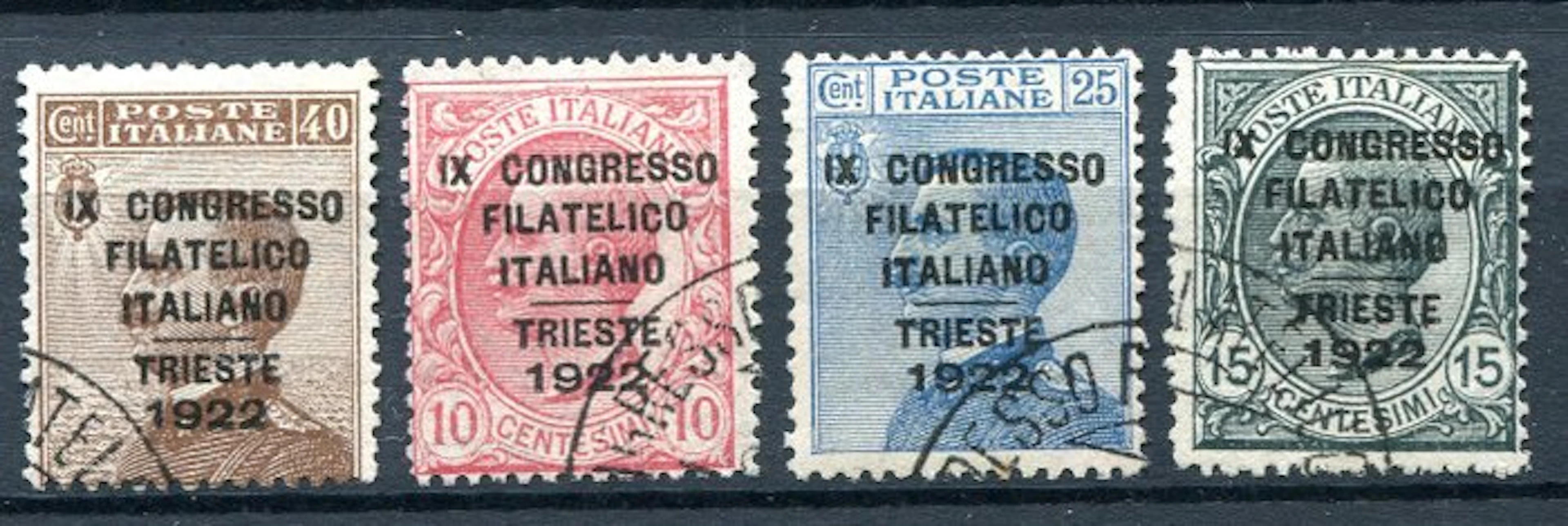 Italy Kingdom 1922 - Congresso Filatelico Italiano, complete set
