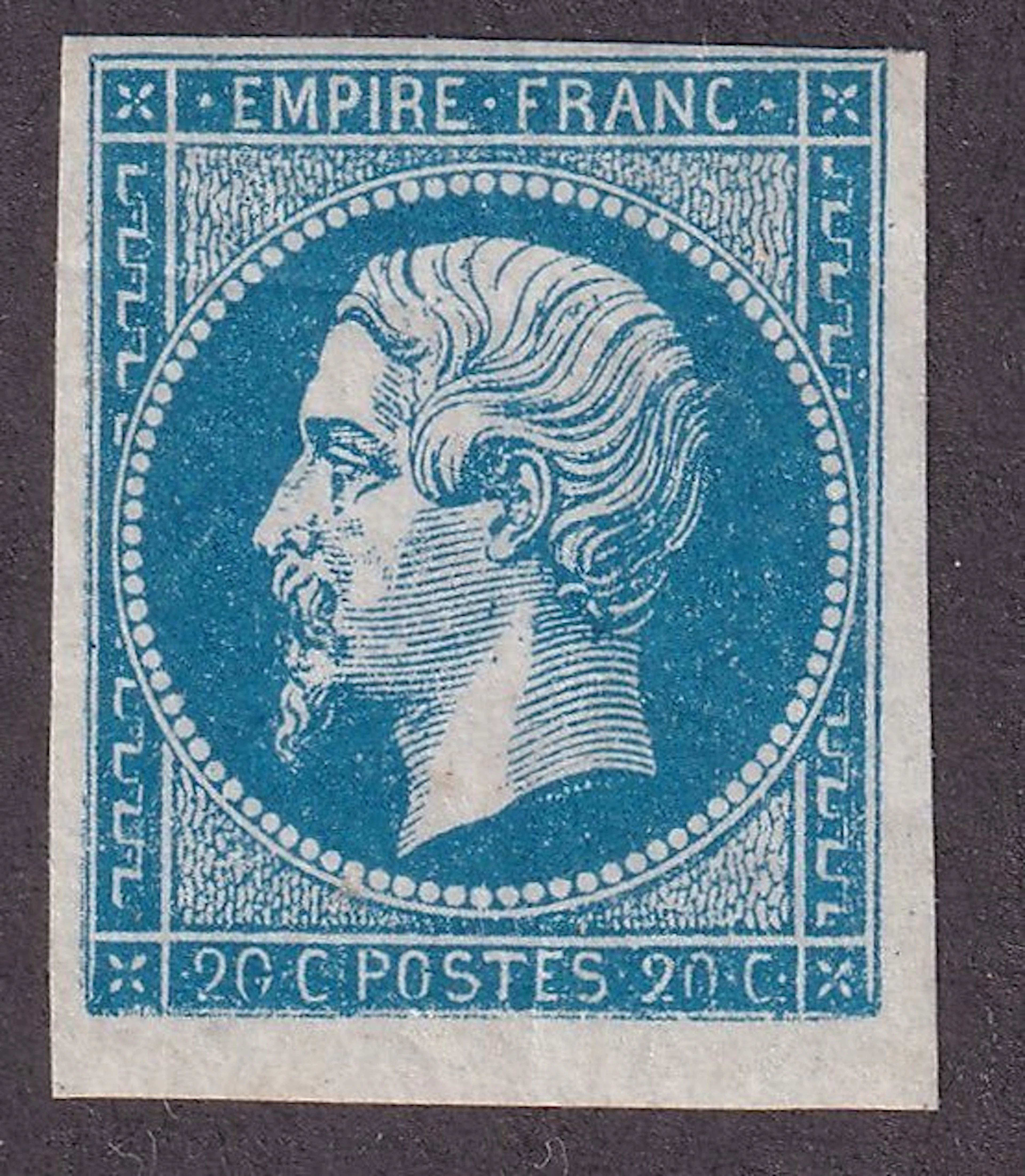France - 20c blue, in mint condition* (almost **) - TTB - Yvert n°14A