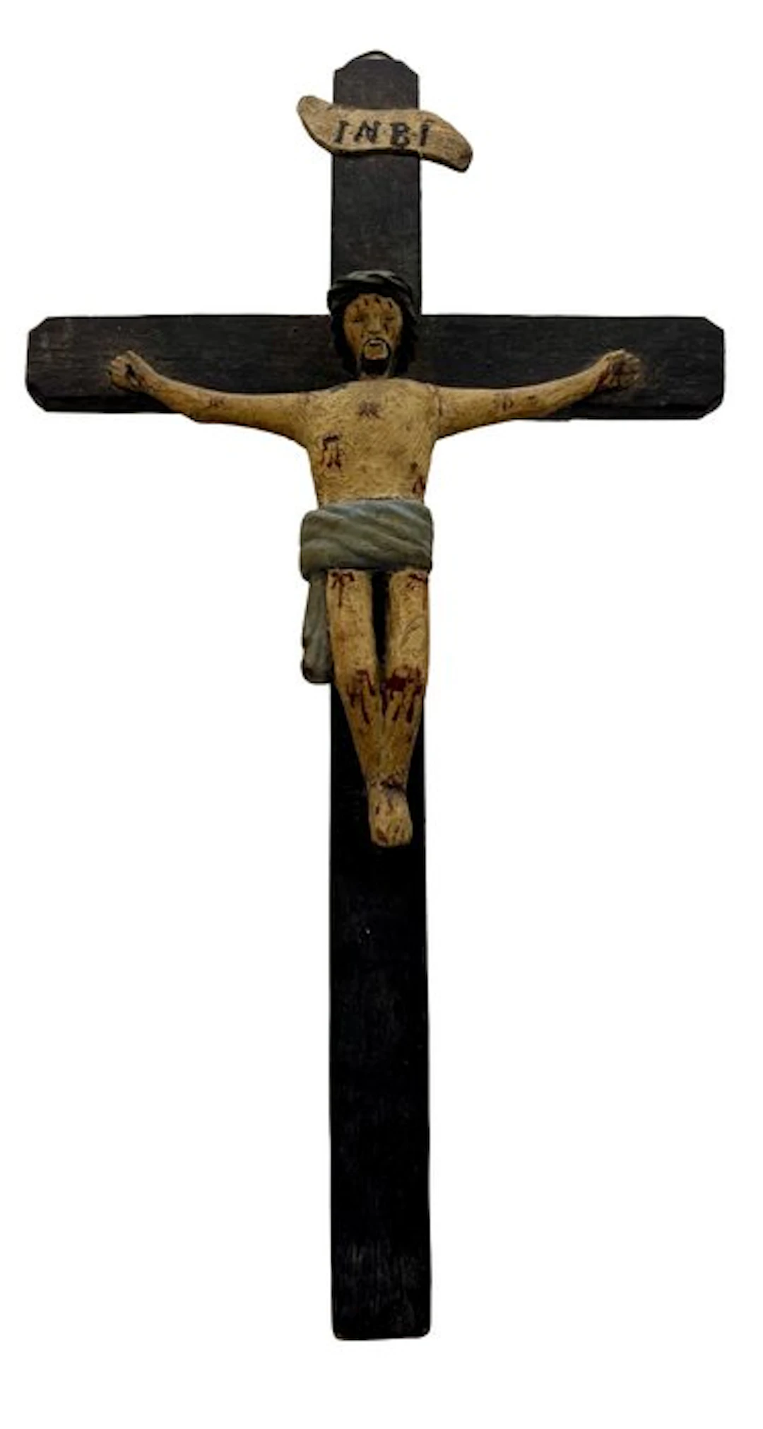 Sculpture, Cristo crocifisso - XIX secolo - 55 cm - polychrome wood