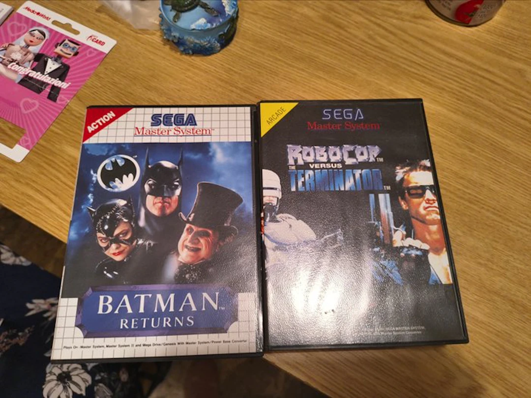 Sega - Master System - RoboCop vs Terminator e Batman...