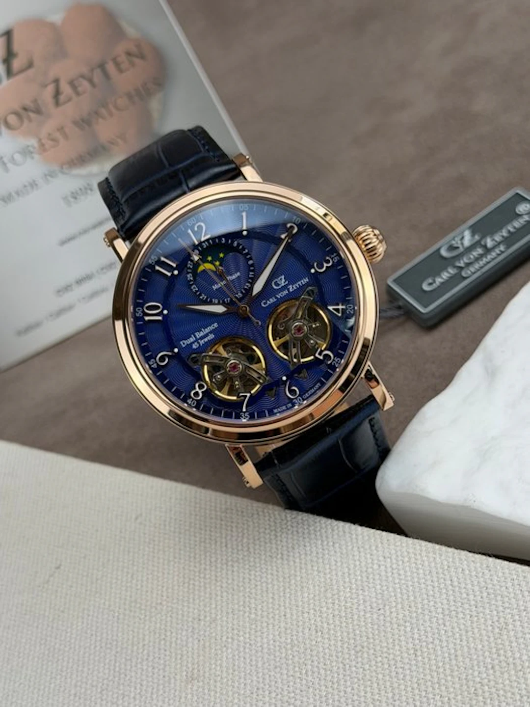 Carl von Zeyten - Murg Moonphase Automatic - CVZ0054RBLS - Men - 2020-2025