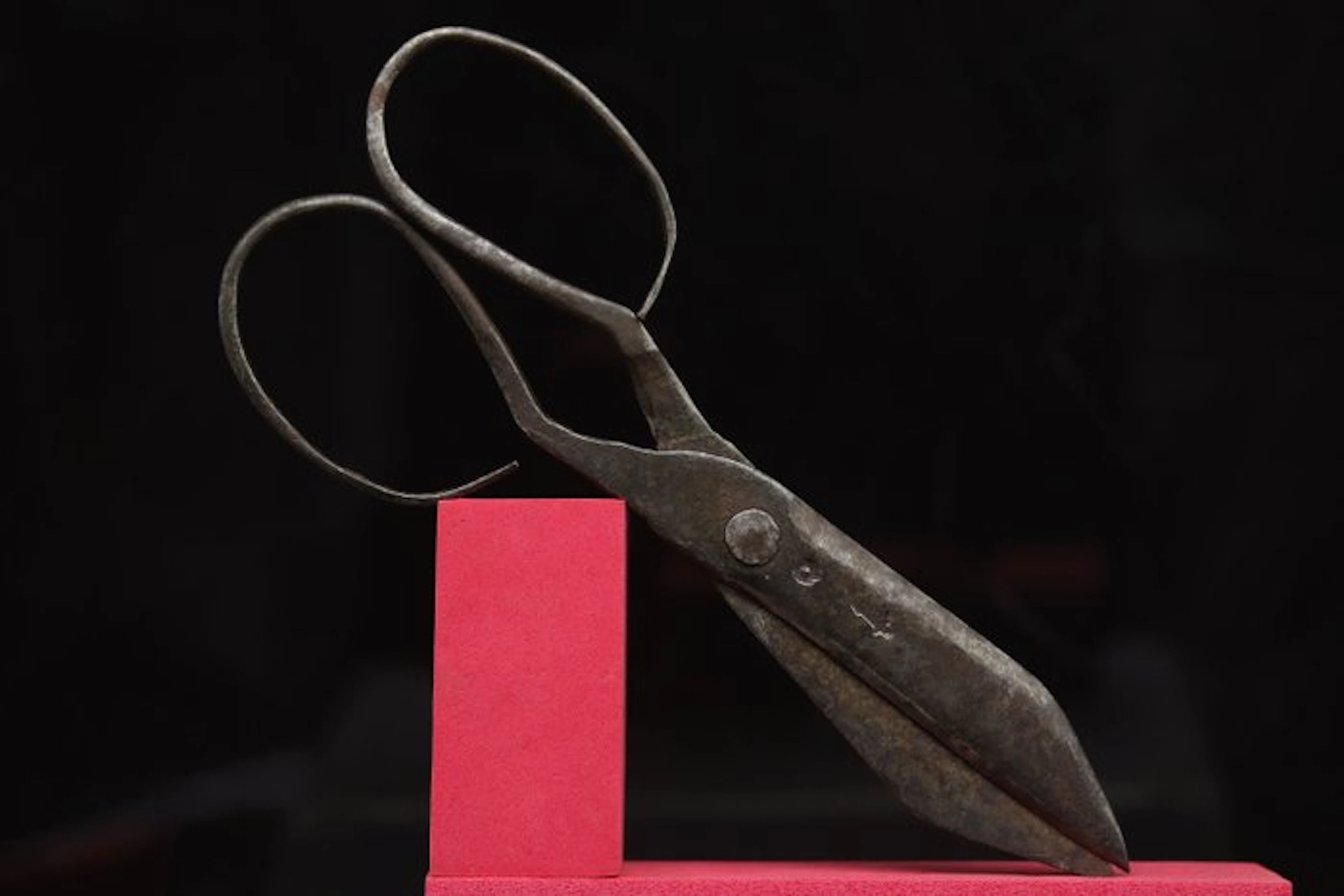 Early Modern (Baroque) - Iron Spring Scissors - 20.2 cm (No reserve price)
