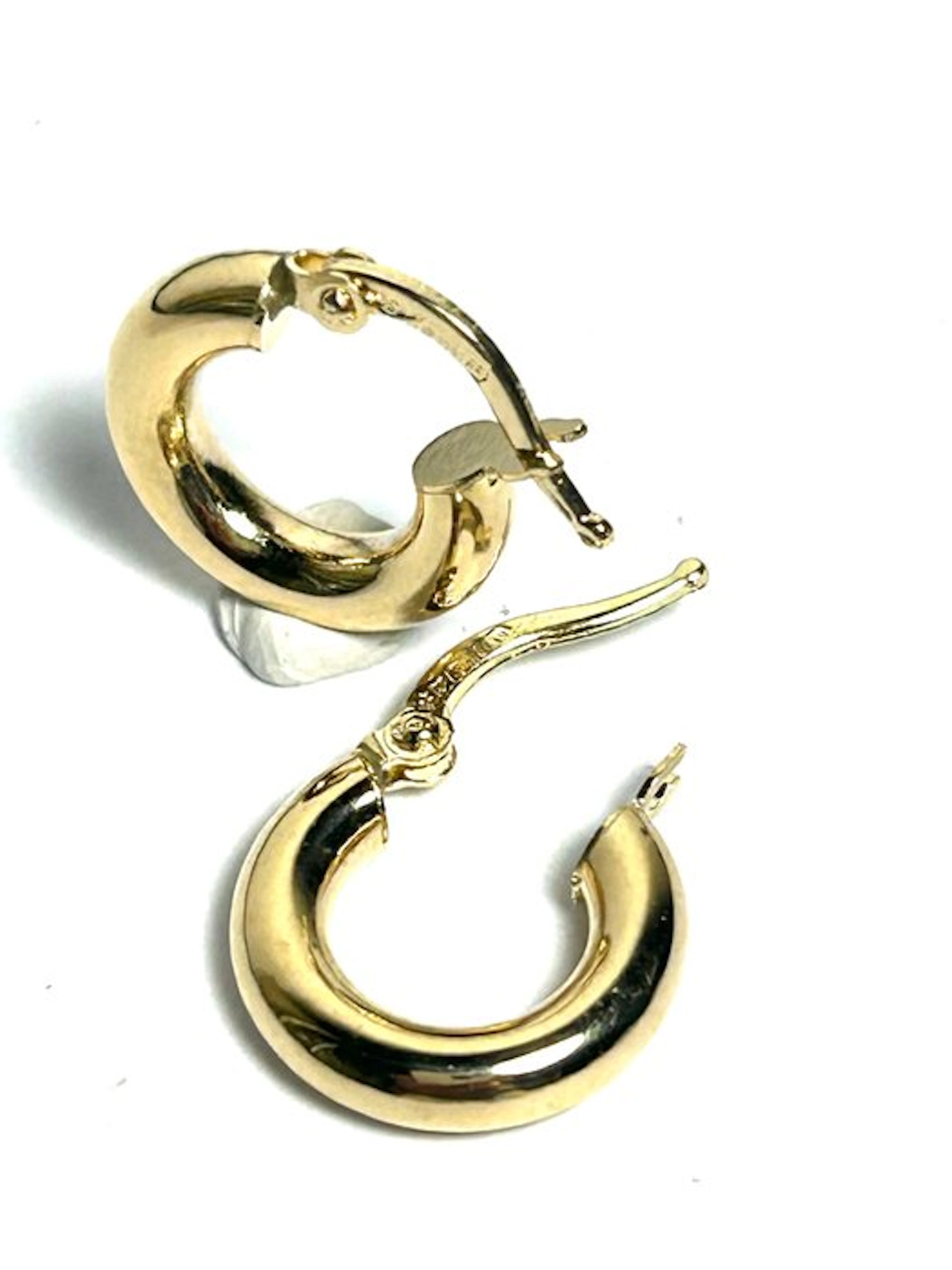 No reserve price - Hoop earrings - 18 kt. Yellow gold