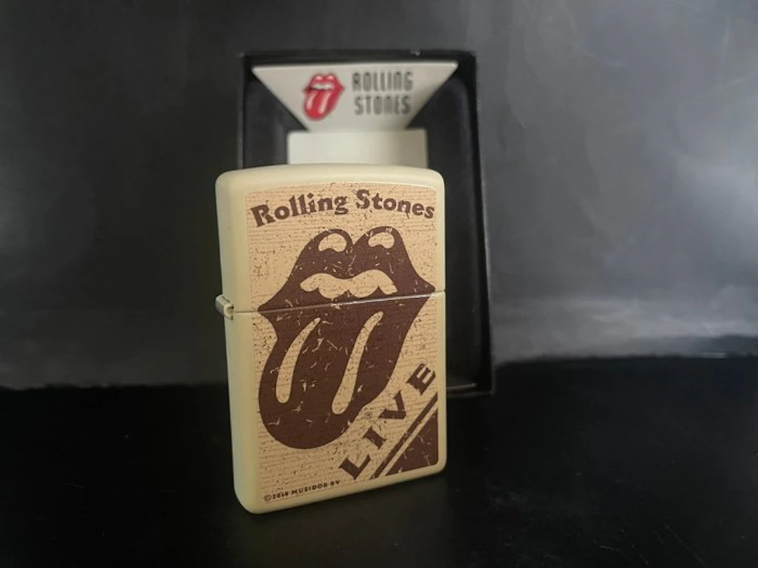 Zippo - ROLLING STONES LIVE - No reserve price - Lighter - Steel (stainless)