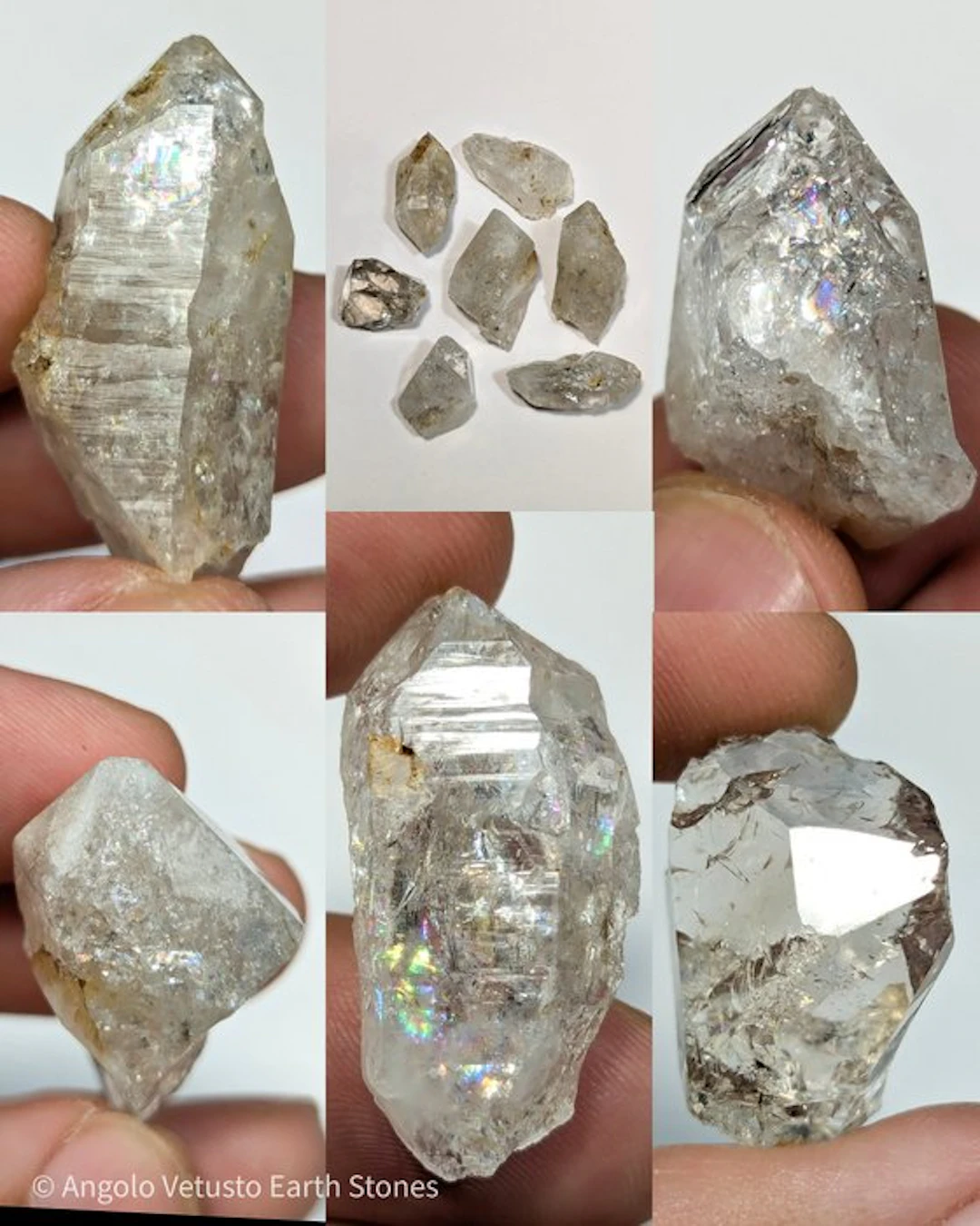 58.60 g – Rare Selvino Stars Double-Terminated Quartz – 7...