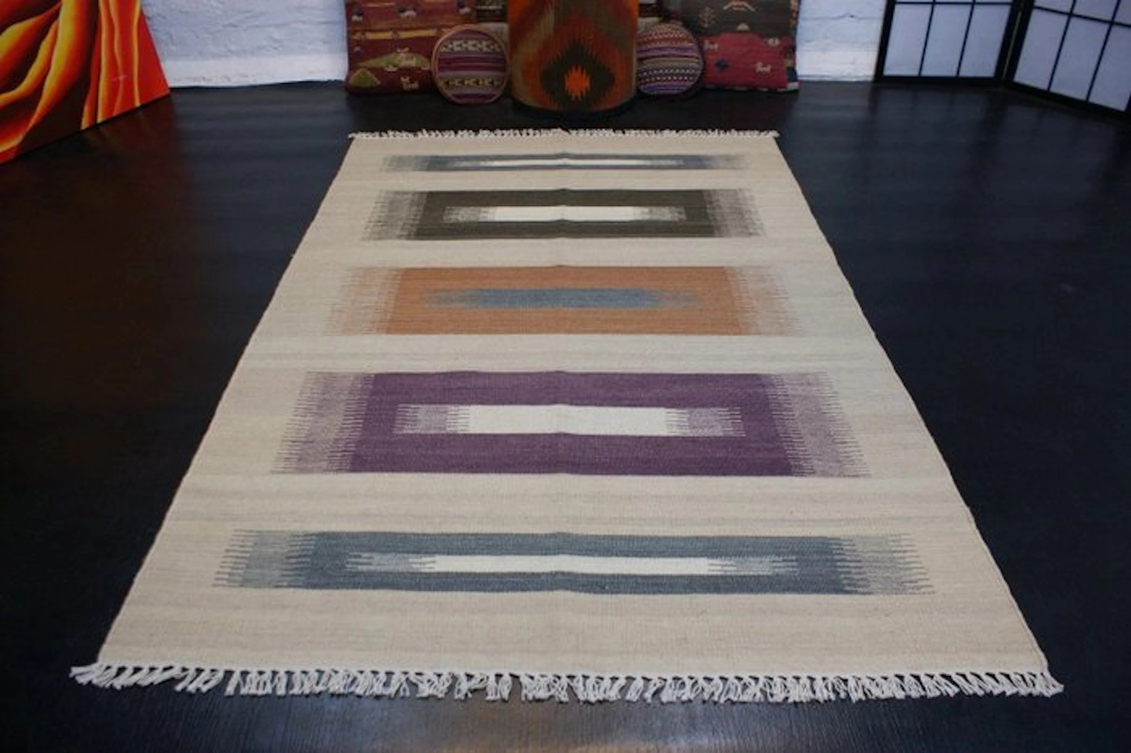 Handwoven unique Kilim rug Wool new - Kelim - 180 cm - 121 cm