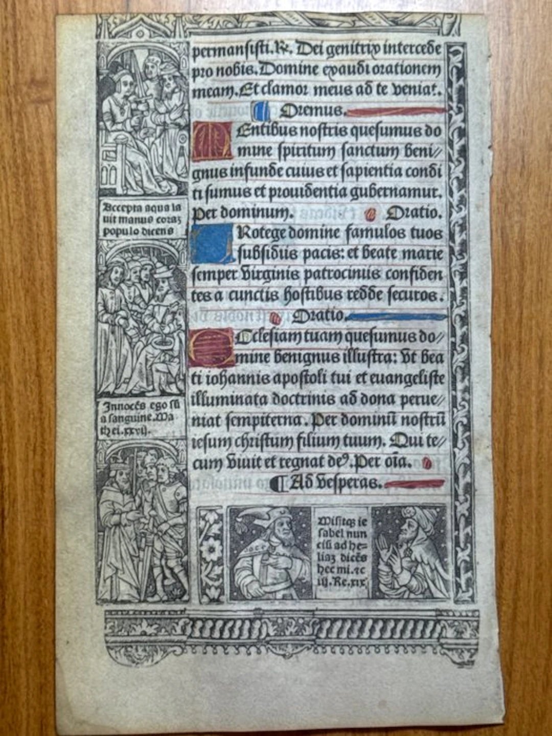 Paris, Antoine Verard - Printed Book of Hours on Vellum...