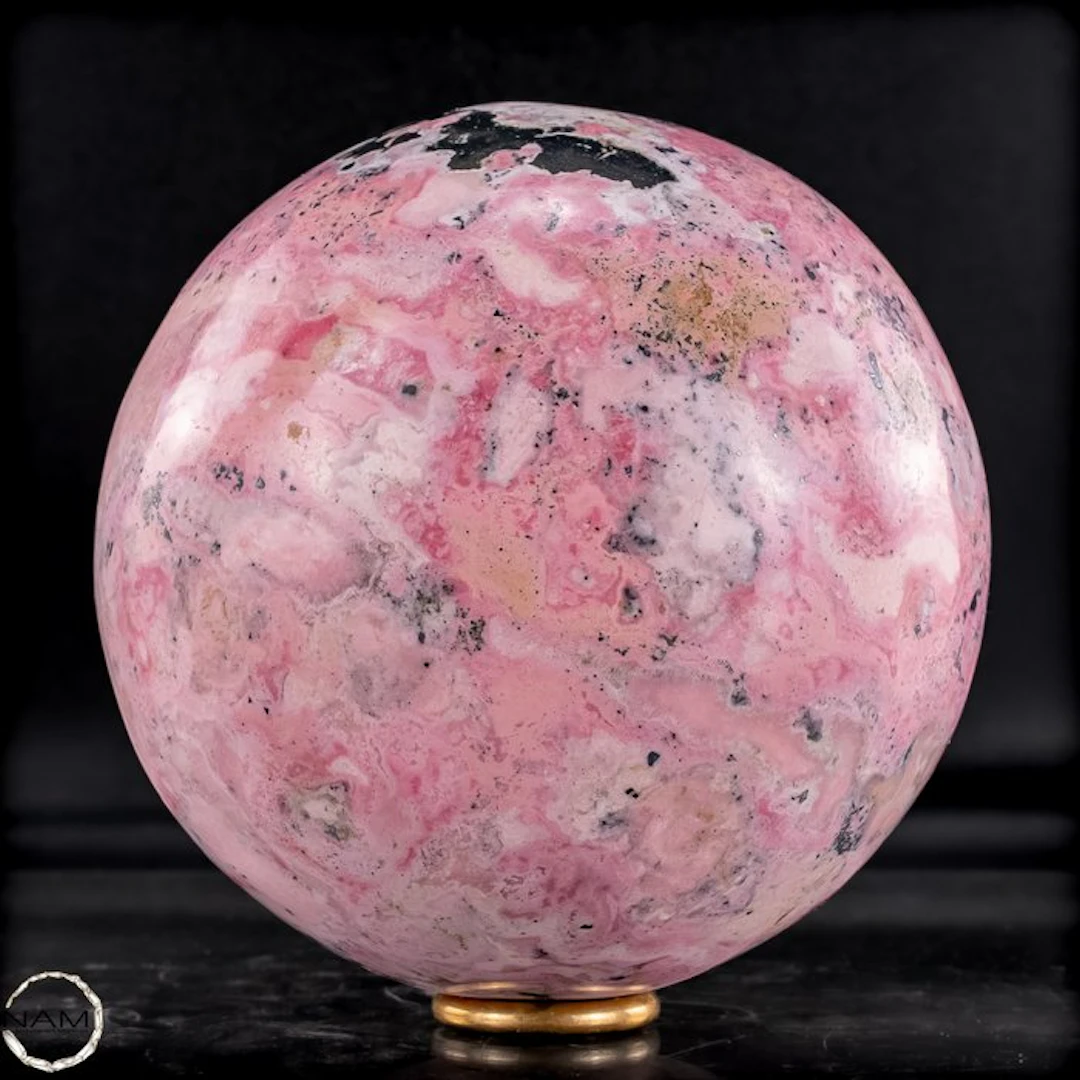 Exquisite rhodochrosite sphere – The essence of love and harmony- 2291.47 g