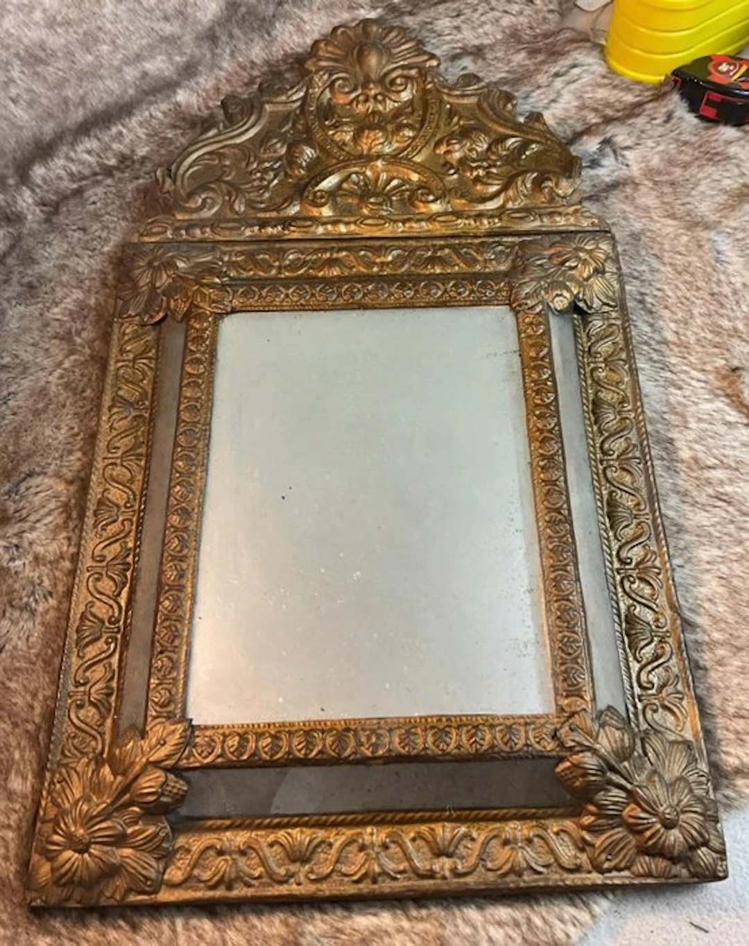 Mirror- bizeaute - copper wood - Baroque mirror