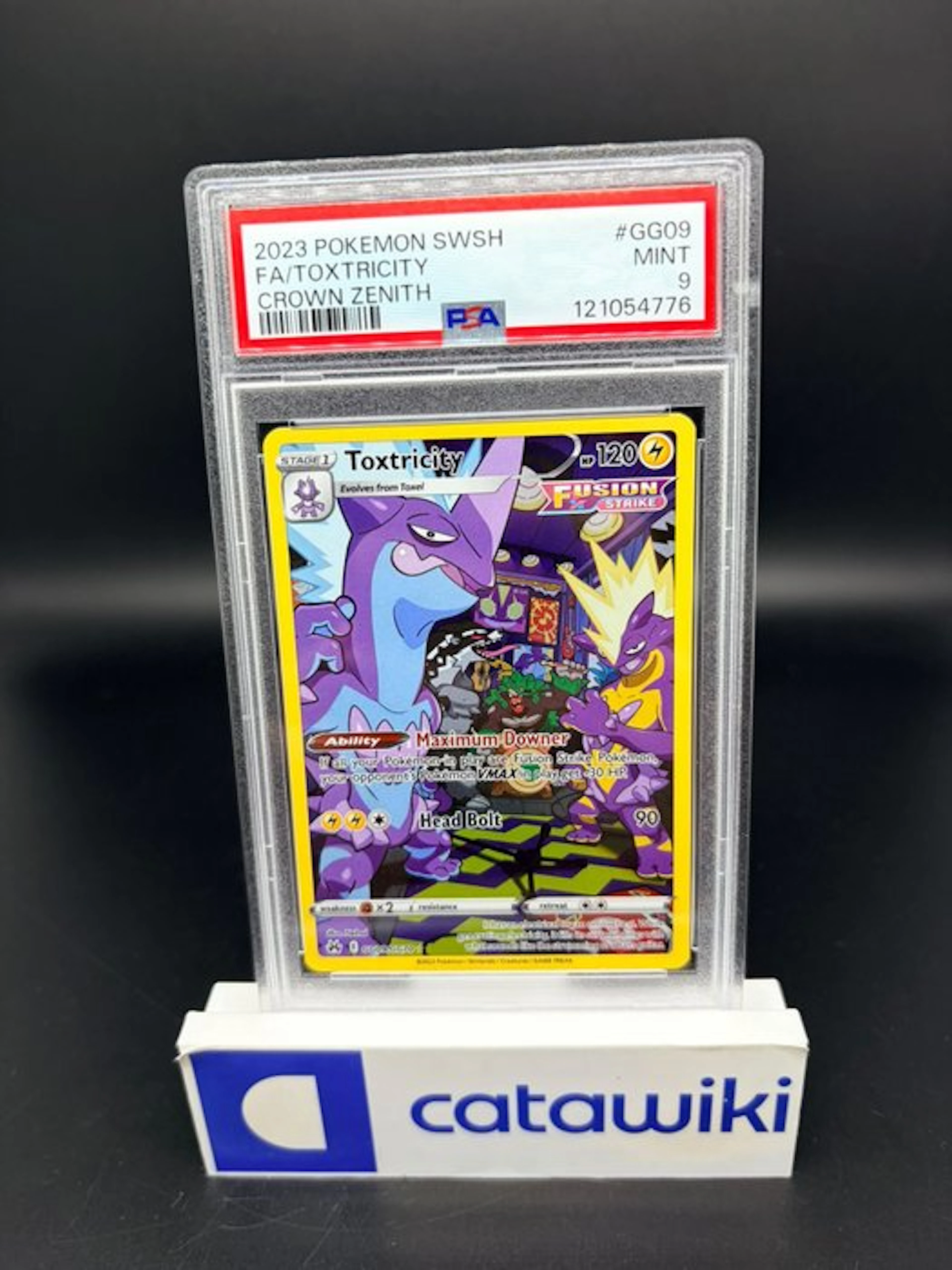Pokémon - 1 Graded card - Toxtricity - GG09/GG70 - PSA 9...