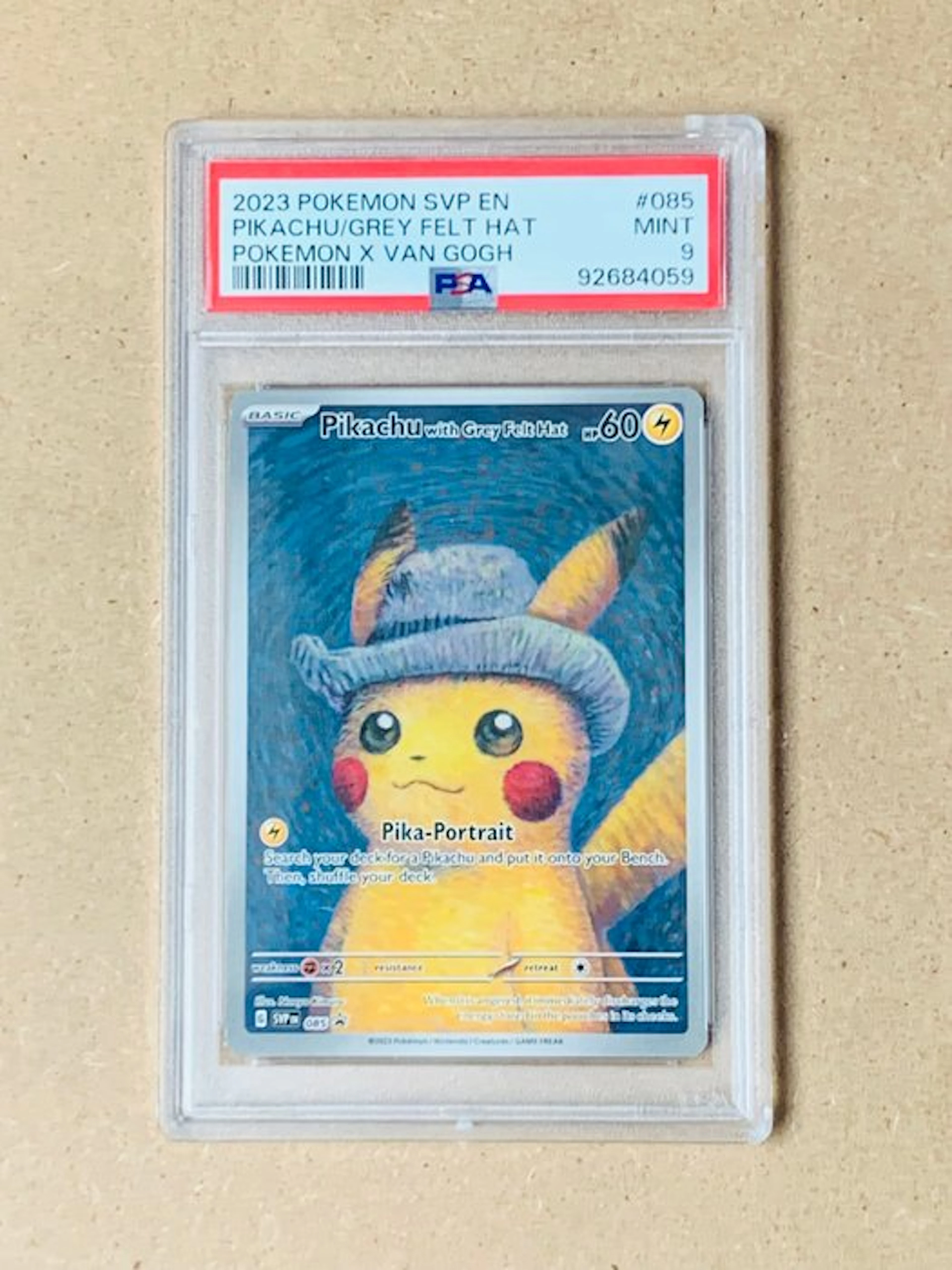 Pokémon - 1 Graded card - Pokémon - Pikachu with Grey...