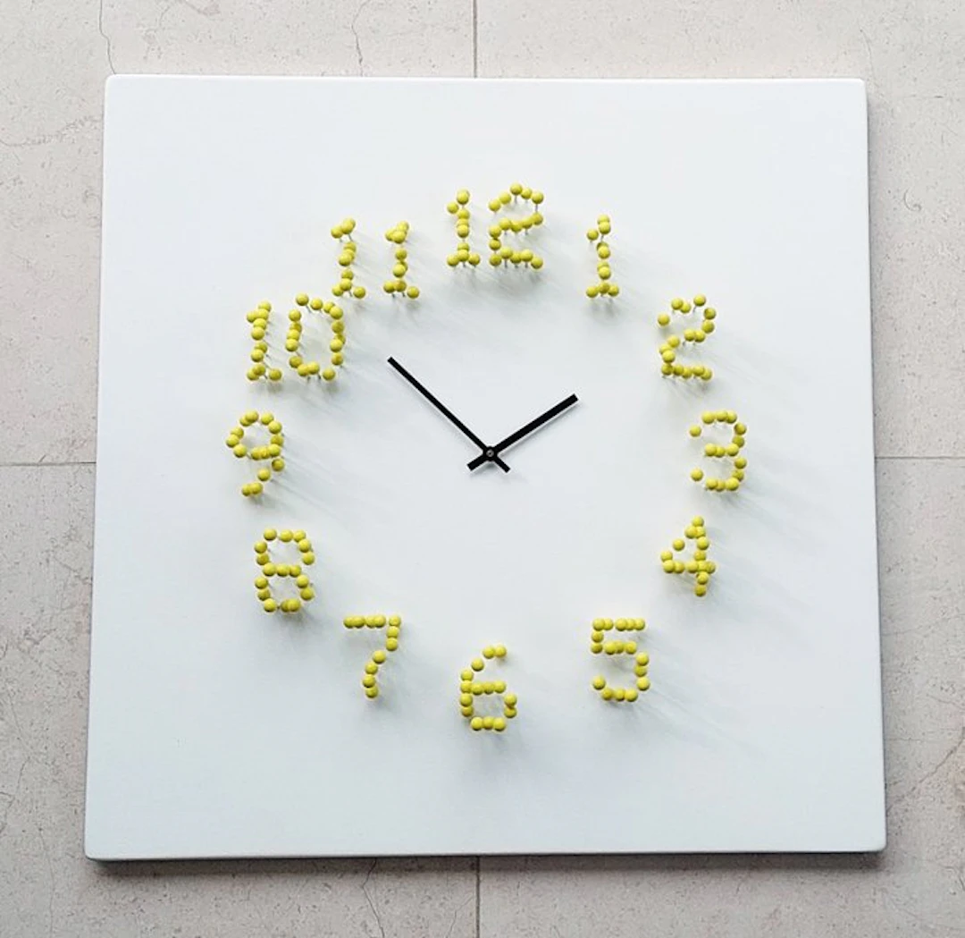 wall clock / wall sculpture - JAN PAUL - Modern Wood