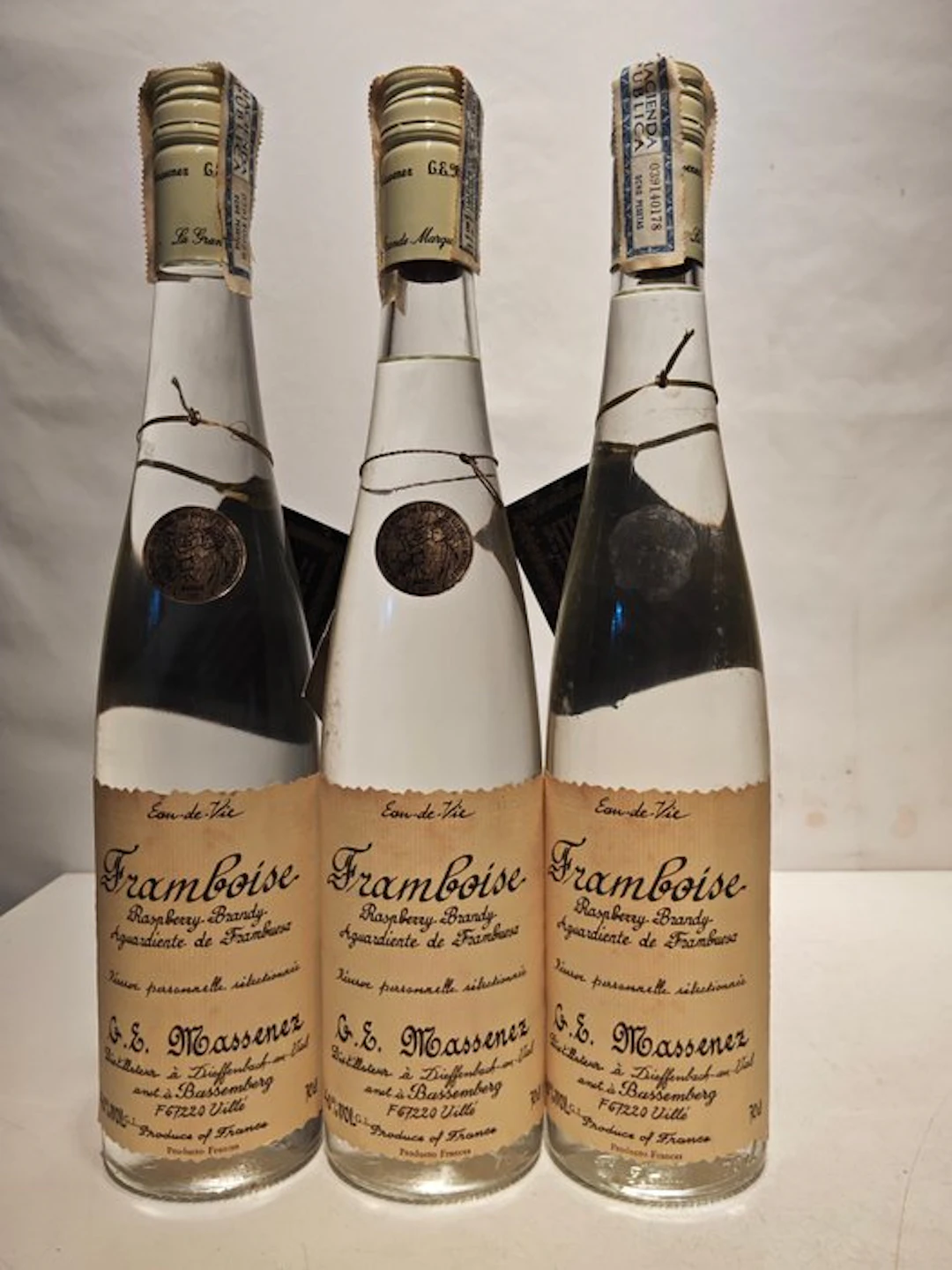 G.E. Massenez - Framboise - b. 1980s - 70cl - 3 bottles