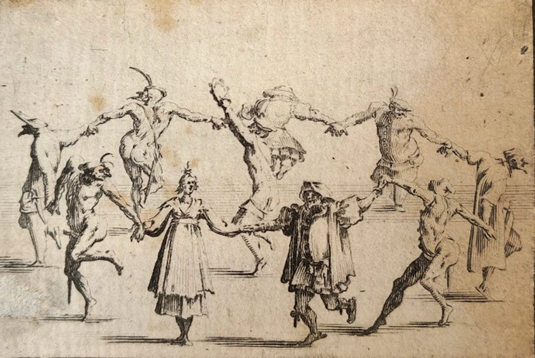 Jacques Callot (1592-1635) - La Ronde (La danza circolare)