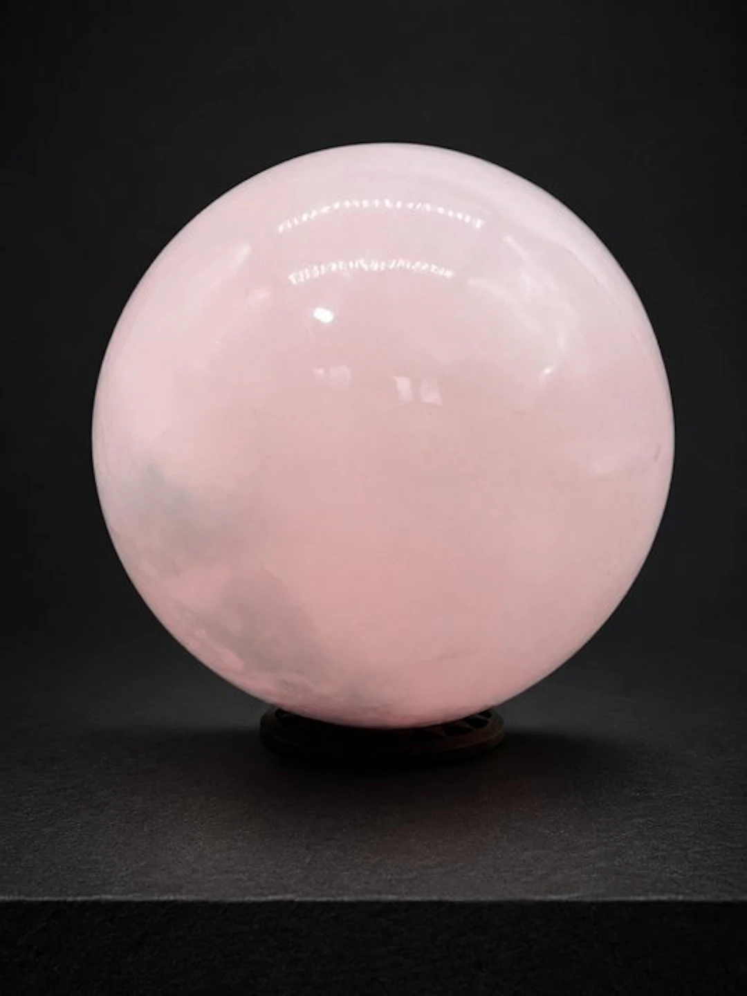 Fluorescent Mangano Calcite Crystal Sphere | Intense Neon...
