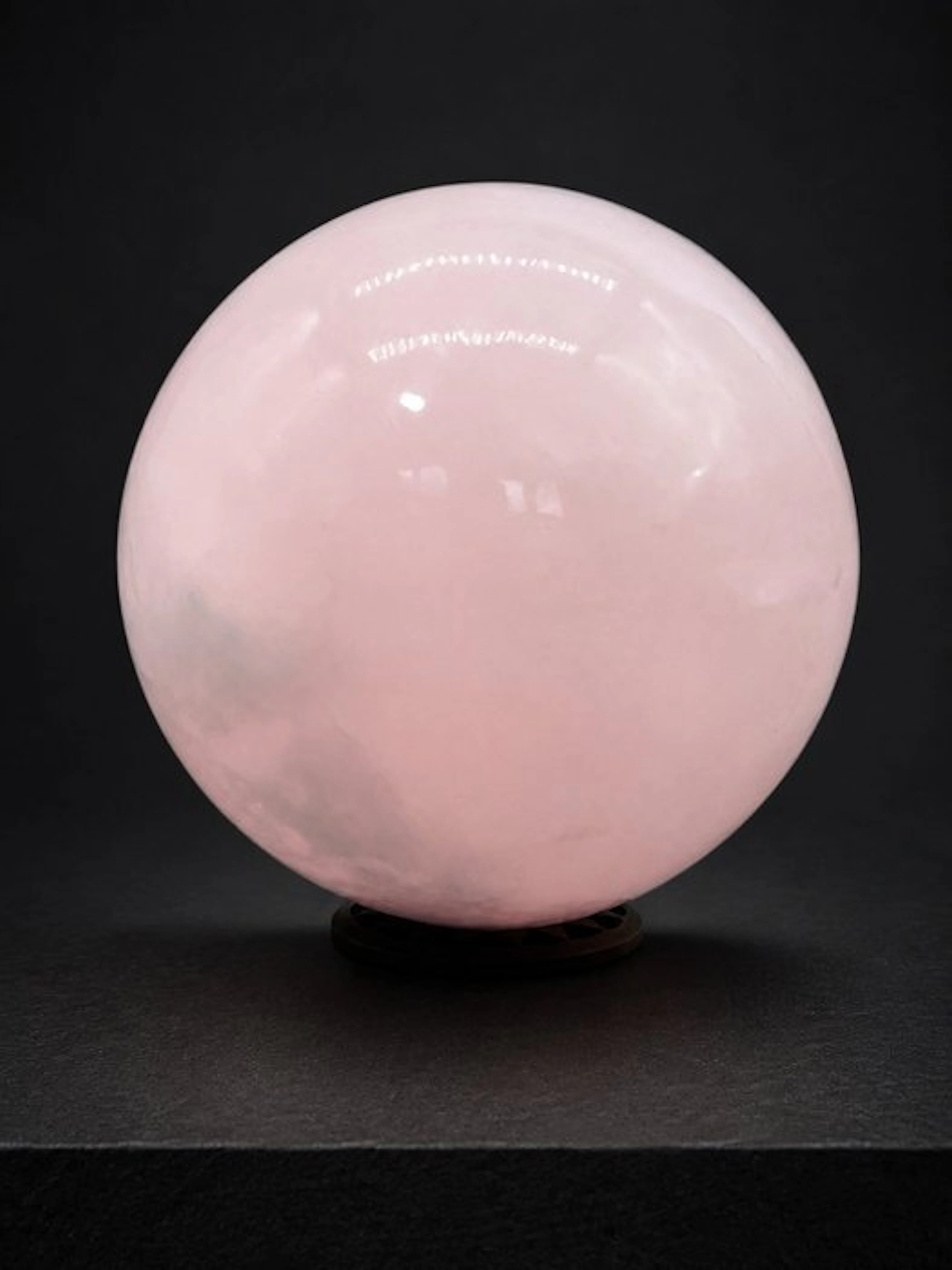 Fluorescent Mangano Calcite Crystal Sphere | Intense Neon...