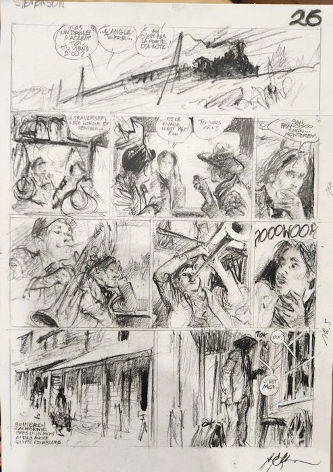 Follet, René - 1 Original preliminary page - Stevenson
