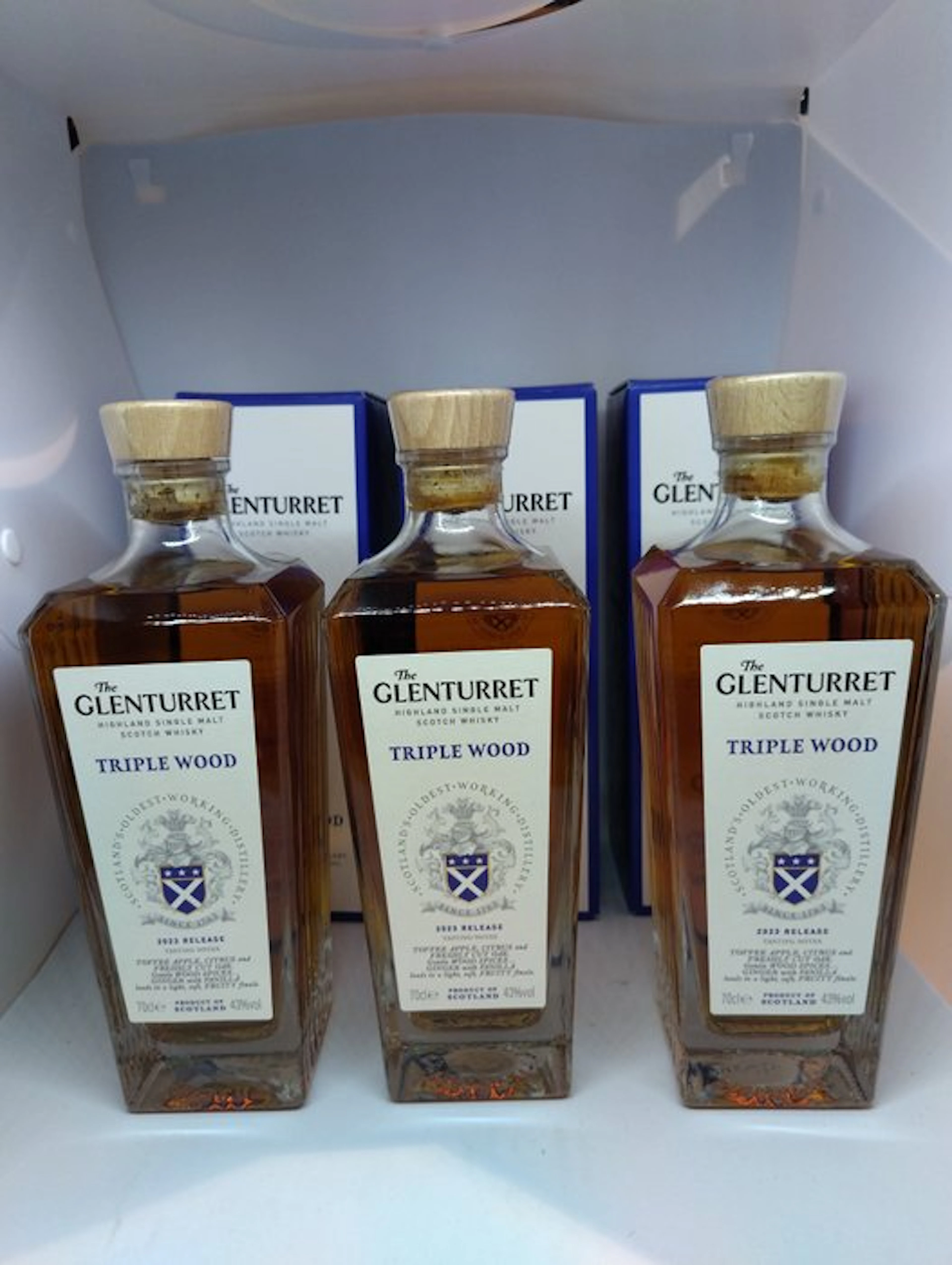 Glenturret Triple Wood - 2023 Release - 70cl - 3 bottles
