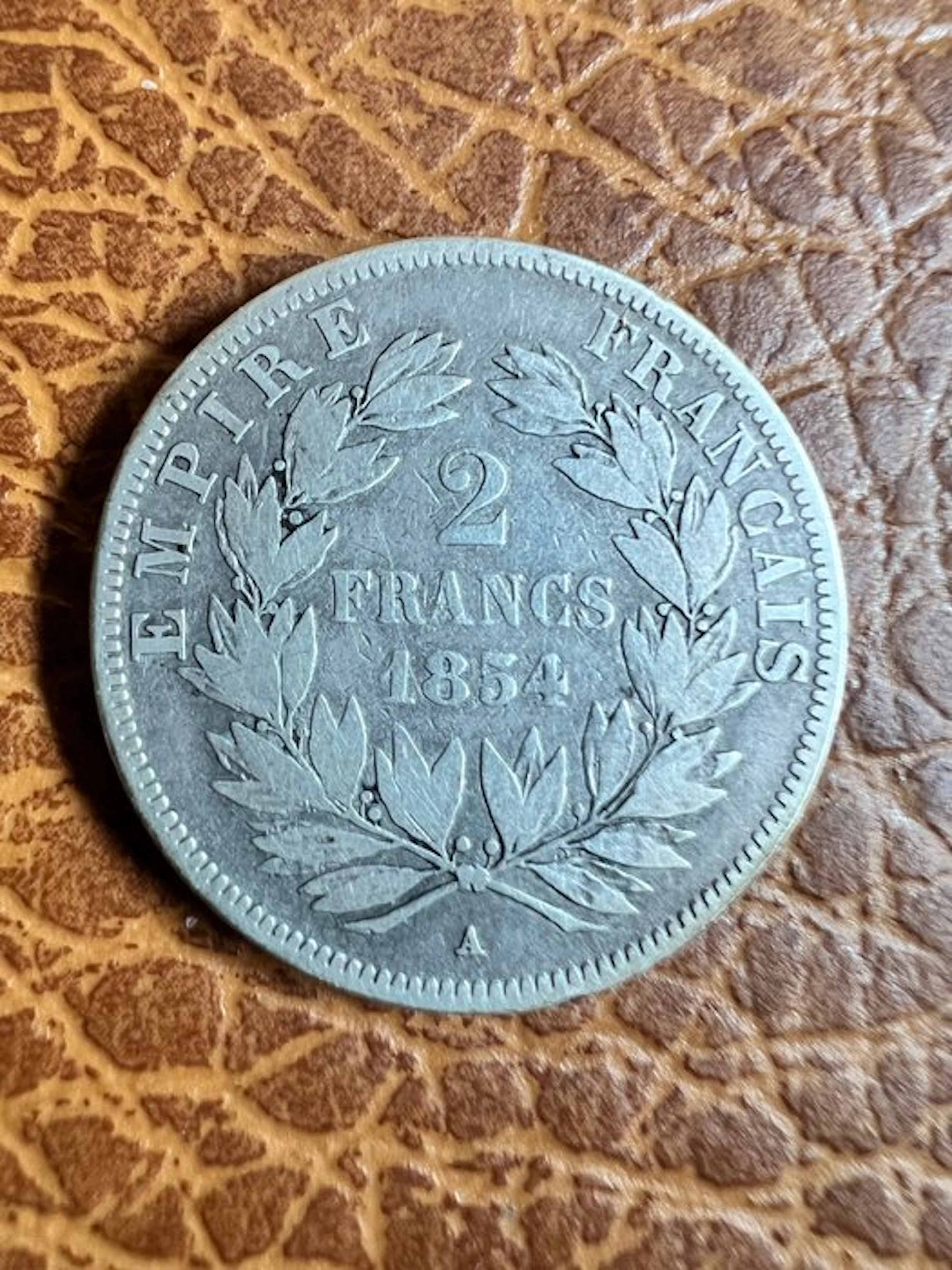 France. Napoléon III. 2 Francs 1854-A, Paris (No reserve price)