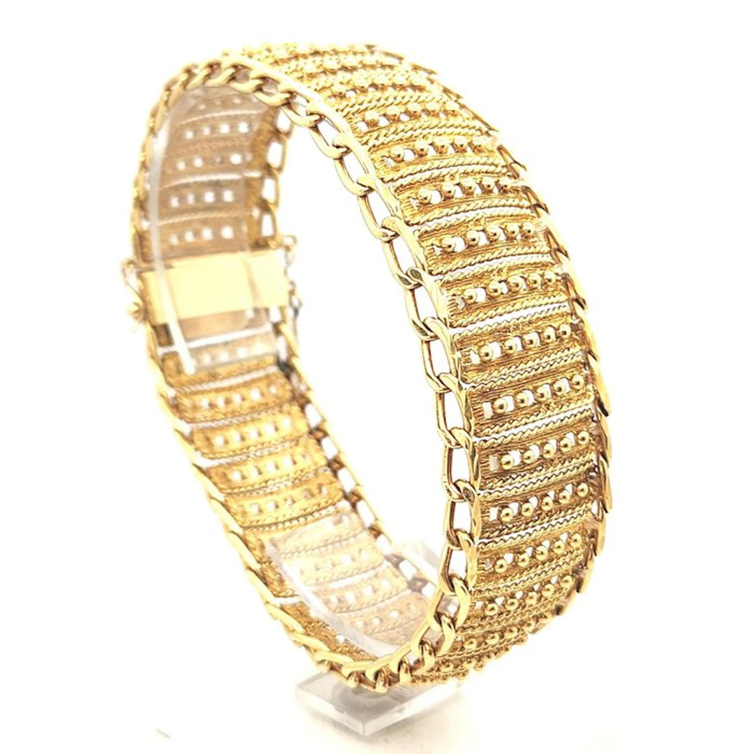 Bracelet - 18 kt. Yellow gold