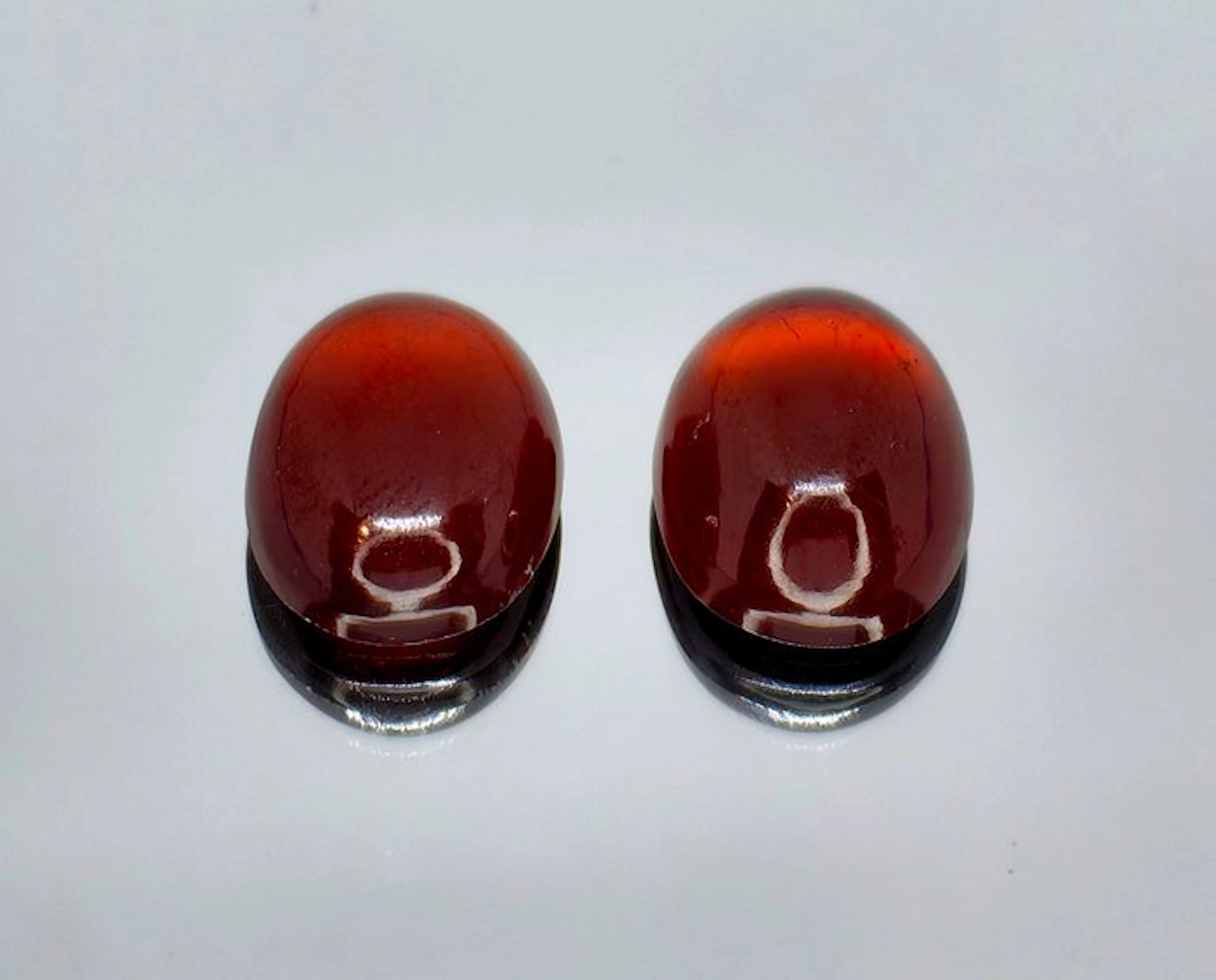 No reserve price - 2 pcs Hessonite - 19.54 ct - Antwerp...