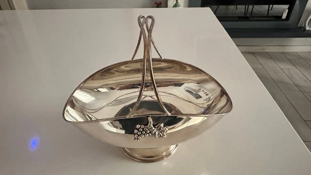 Gaetano D’Agostino - Centrepiece - Centerpiece - .800 silver - silver basket