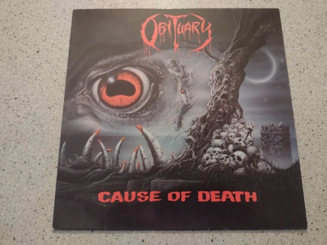 Obituary - Cause of death - Vinyl record - 1st Pressing - 1990